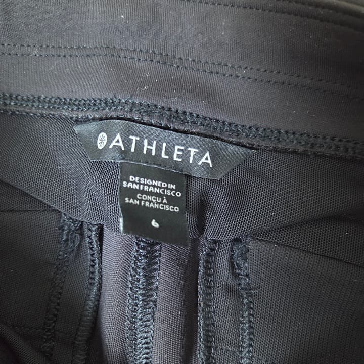 Athleta Headlands Hybrid Pant - Black - Size 6 - Style # 467186 - Thumbnail 9