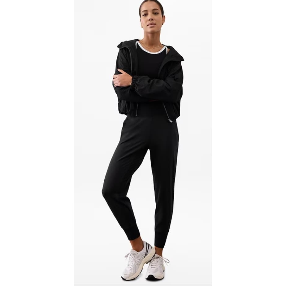 Athleta Venice High Rise Jogger - Black - Size Small - Style # 597888 - NWOT - Thumbnail 2
