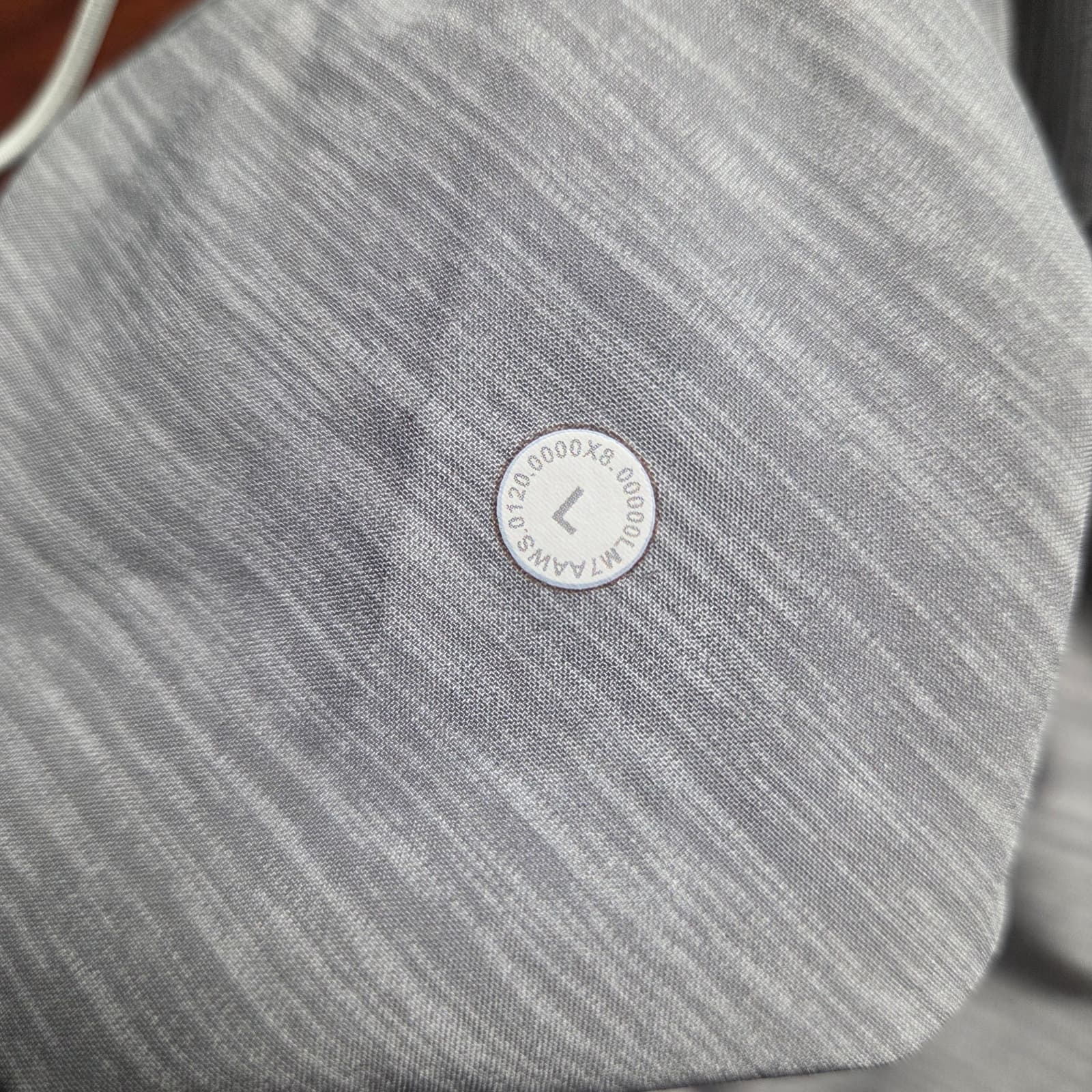 Lululemon T.H.E. Short *Linerless 9" Heather Allover Sea Salt Light Cast - Large - Thumbnail 10