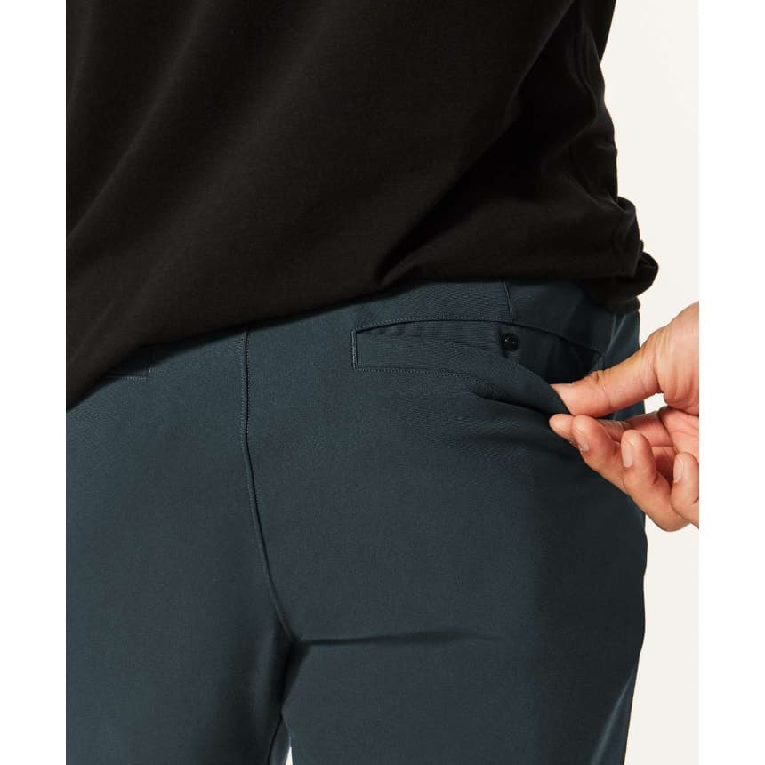 Lululemon Commission Pant Slim Fit Warpstreme 34" Inseam - Melanite - 40 x 34 - Thumbnail 4