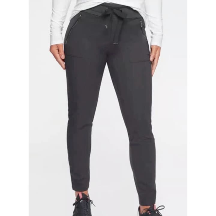 Athleta Headlands Hybrid Pant - Black - Size 6 - Style # 467186 - Thumbnail 3