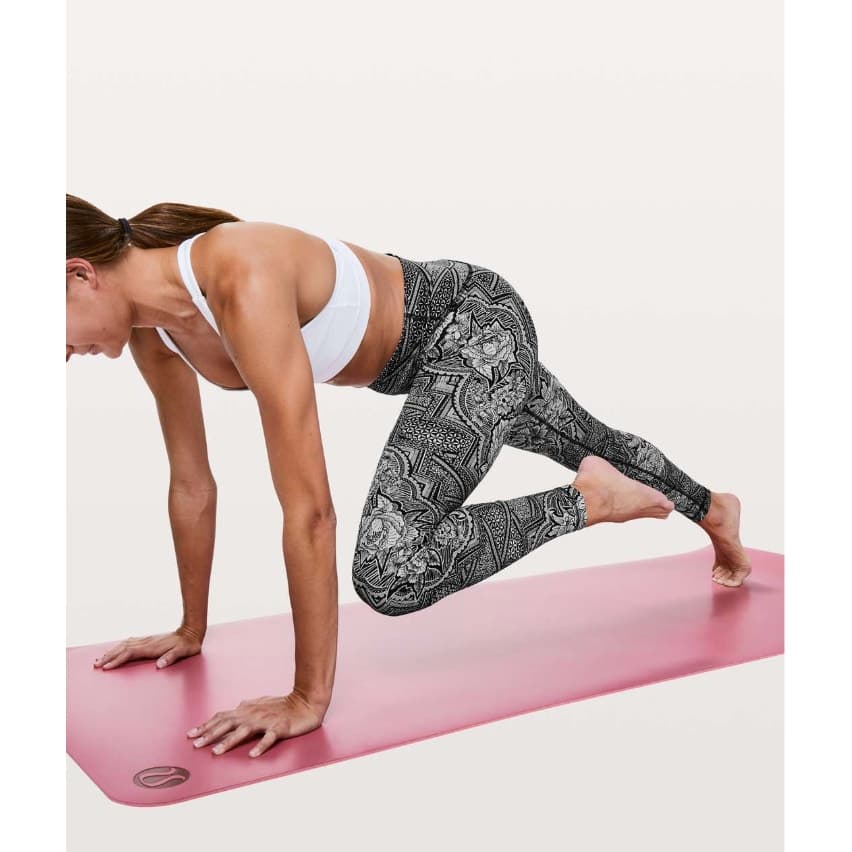 Lululemon Wunder Under Hi-Rise Tight 28" Inked Ice Grey Black Size 10 W5BIUS - Thumbnail 5