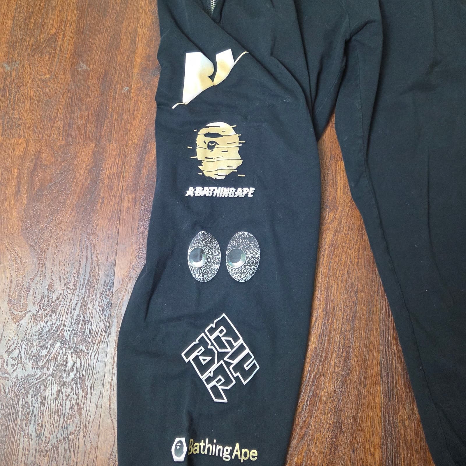 A BATHING APE/BAPE Logo Graphic Sweatpants - Medium - Thumbnail 3