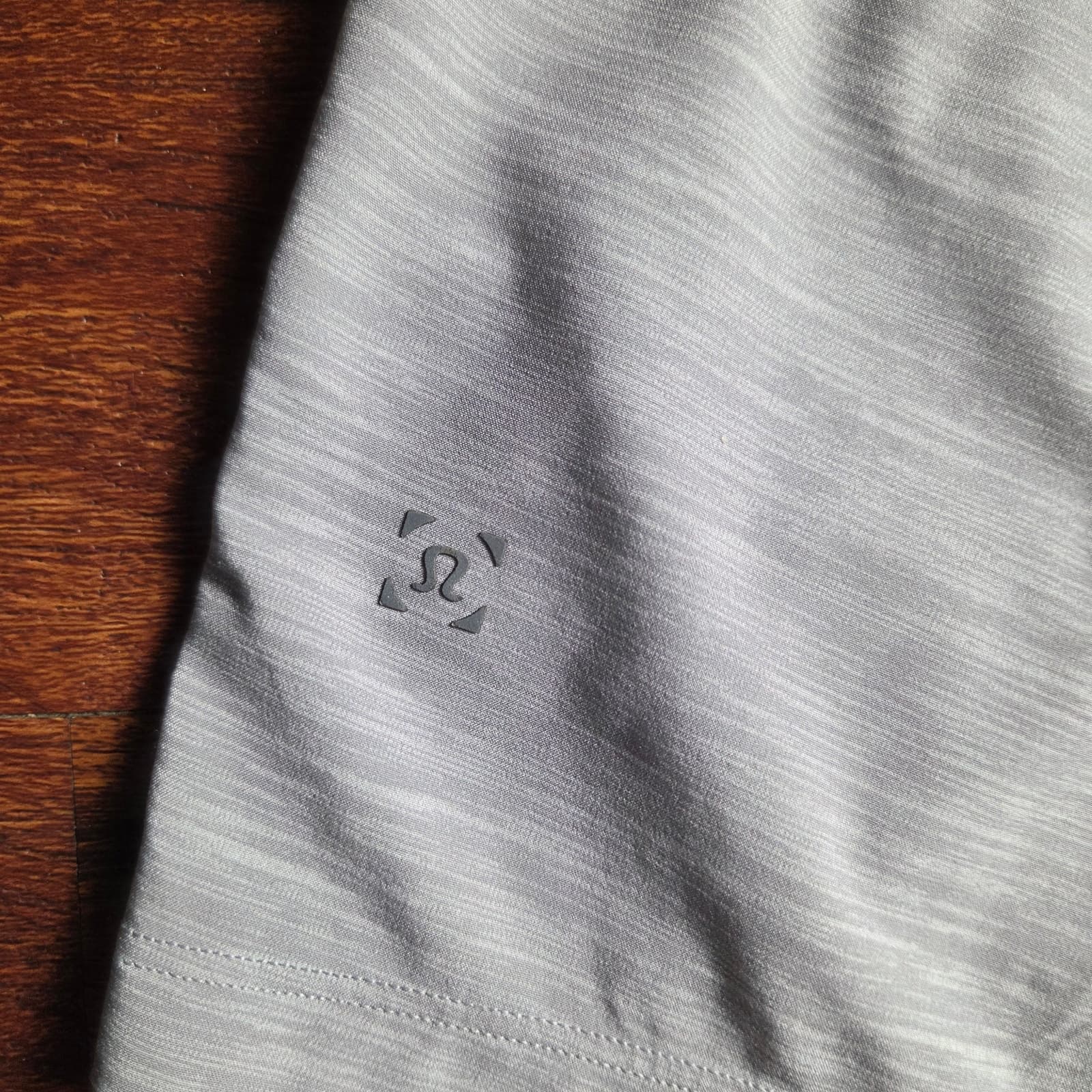 Lululemon T.H.E. Short *Linerless 9" Heather Allover Sea Salt Light Cast - Large - Thumbnail 9