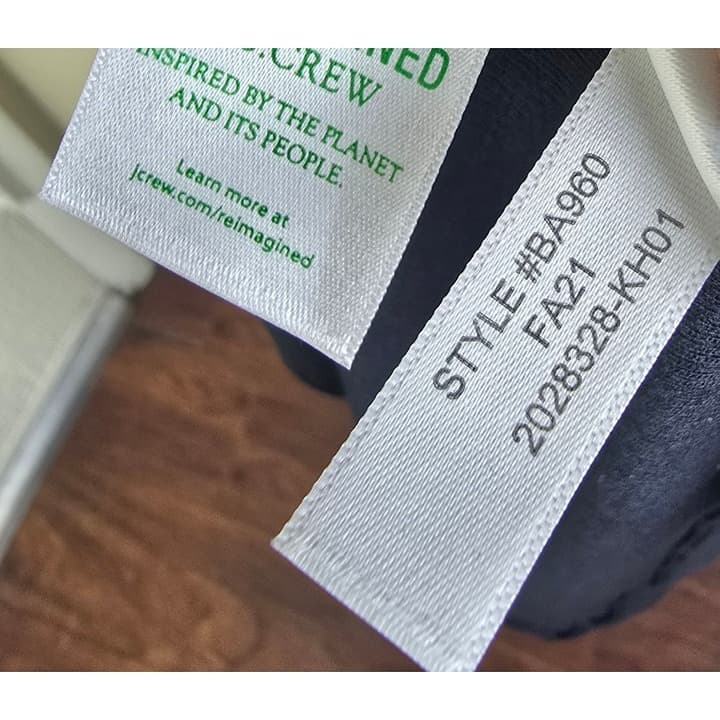 J. Crew Ribbed Button-Front Knit Midi Dress - Medium - Black - NWT - BA960 - Thumbnail 9