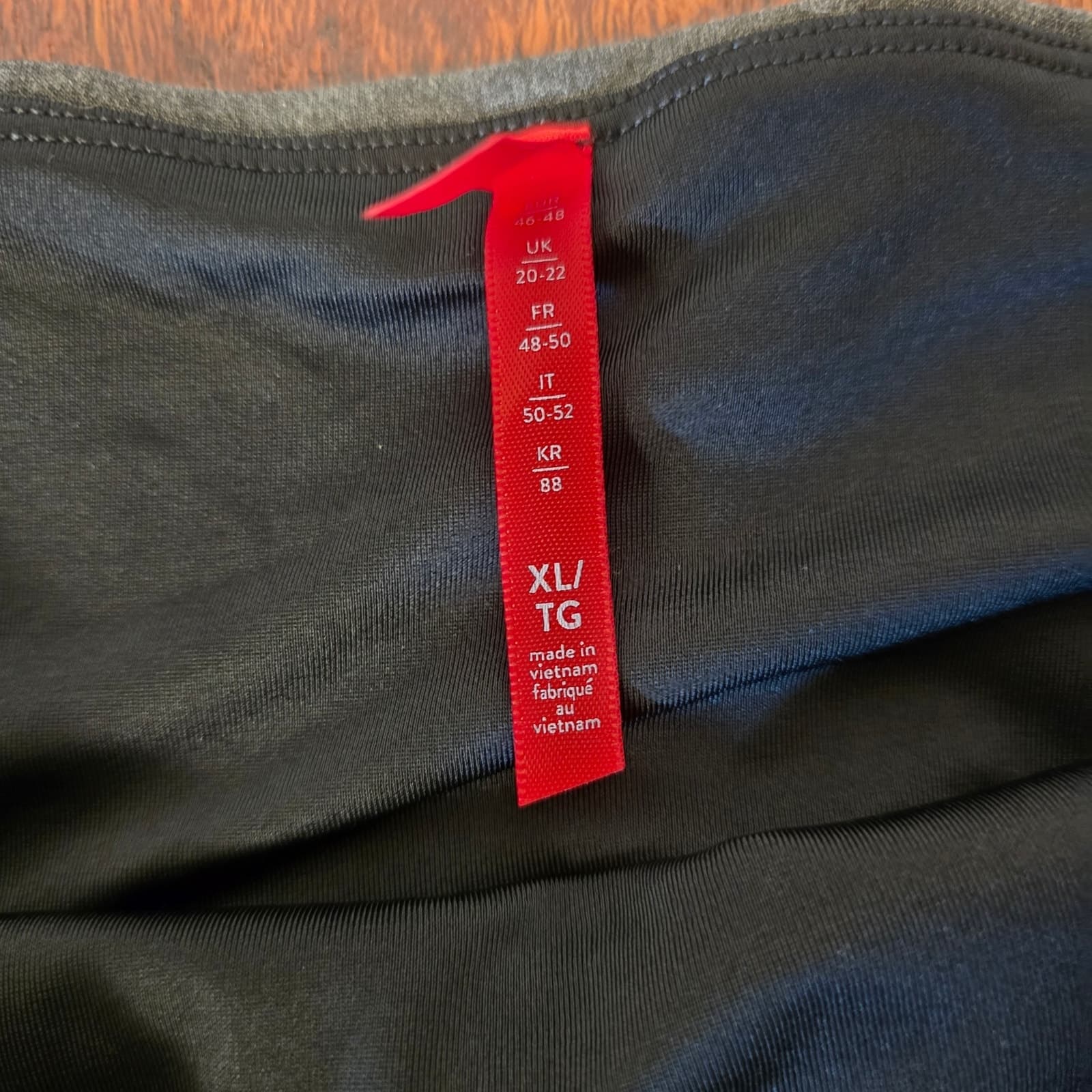 SPANX Ankle 7/8 Length Ponte Slit Hem Leggings - Gray - XL - Thumbnail 4