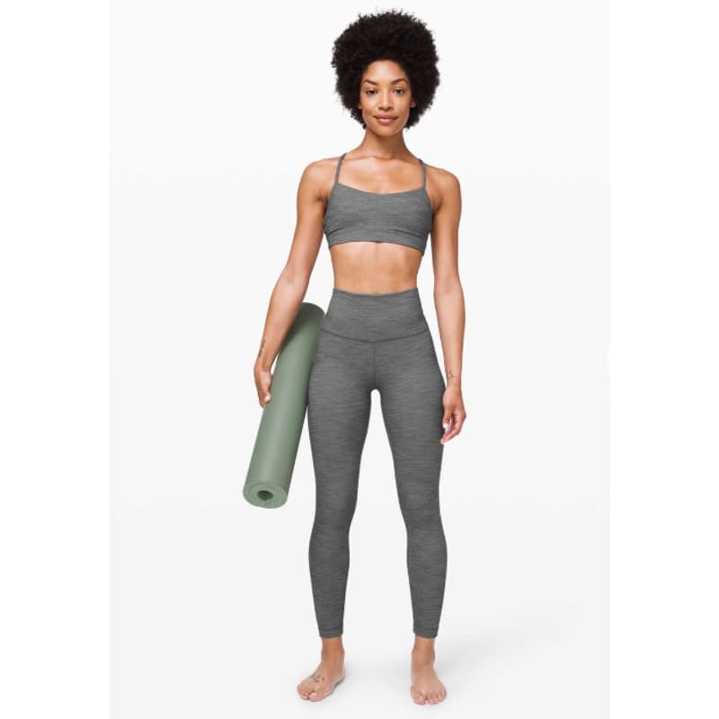 Lululemon Align Pant II 25" Mini Heathered Herringbone Heathered Black White - Thumbnail 8