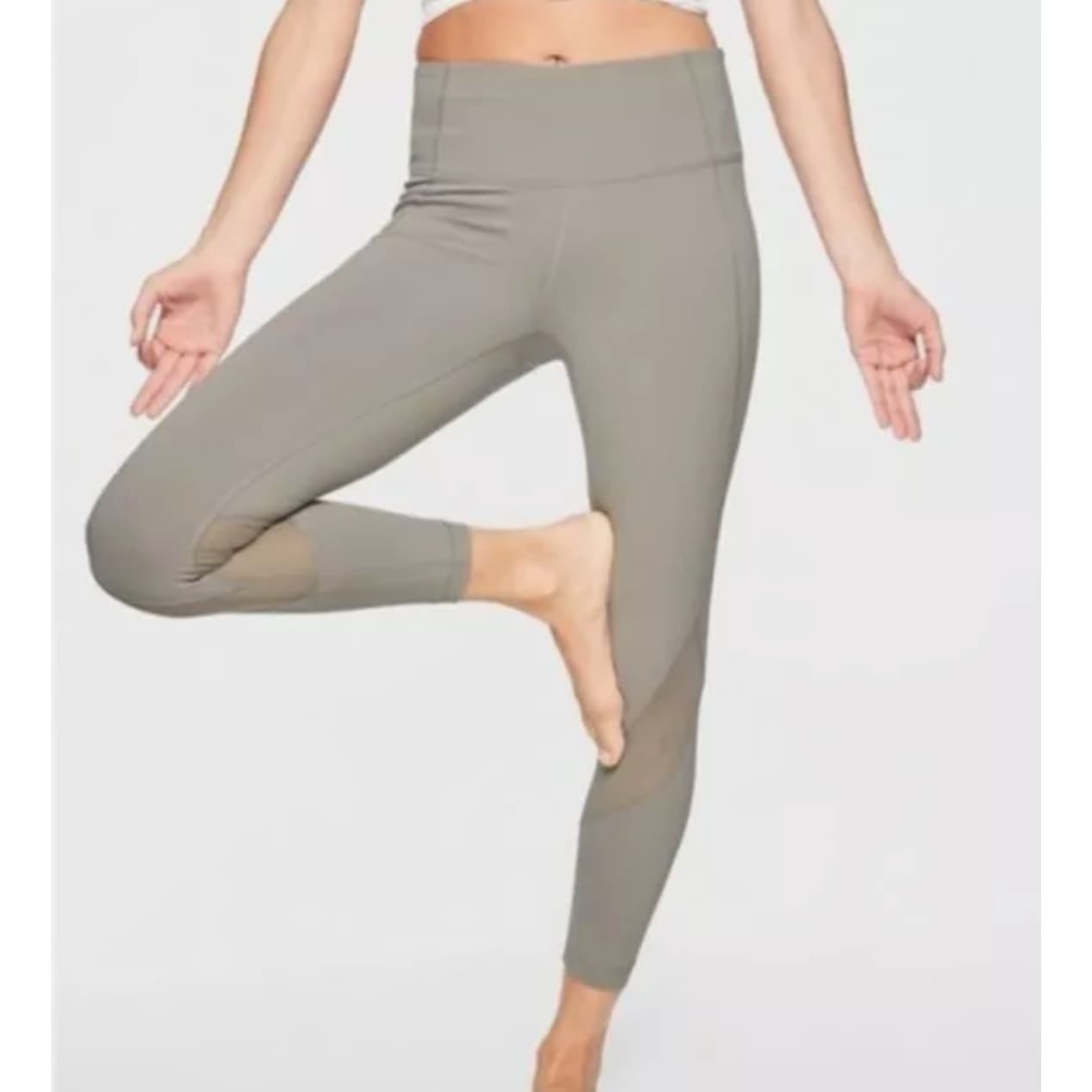 Athleta Eclipse 7/8 Tight Silver Grey XS Style # 281583, NWT - Image 1