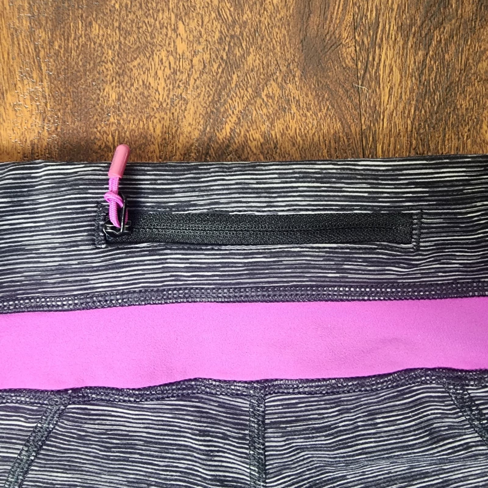 Lululemon Run: Inspire Crop II Wee Are From Space Black Combo / Ultra Violet, 6 - Thumbnail 7