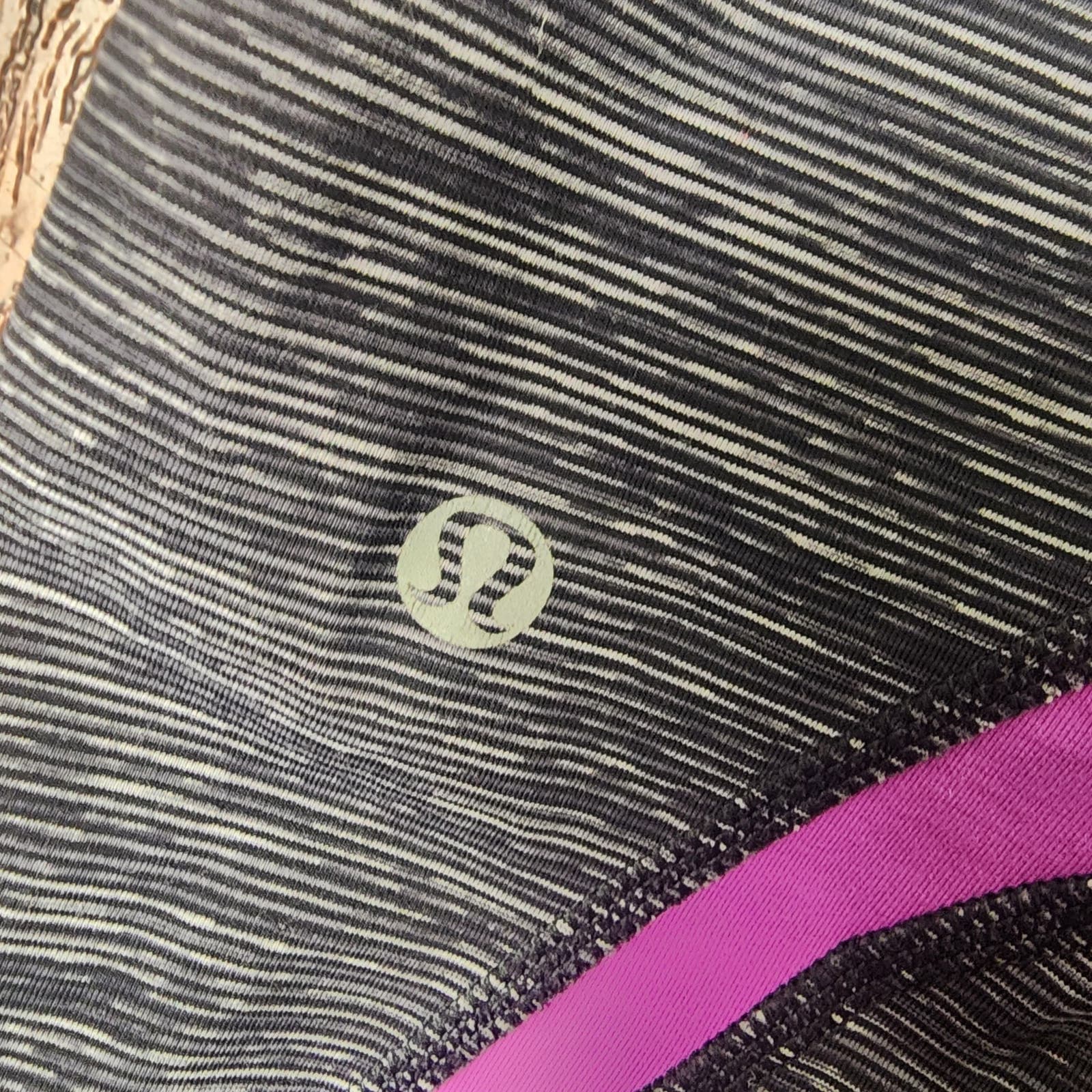 Lululemon Run: Inspire Crop II Wee Are From Space Black Combo / Ultra Violet, 6 - Thumbnail 8