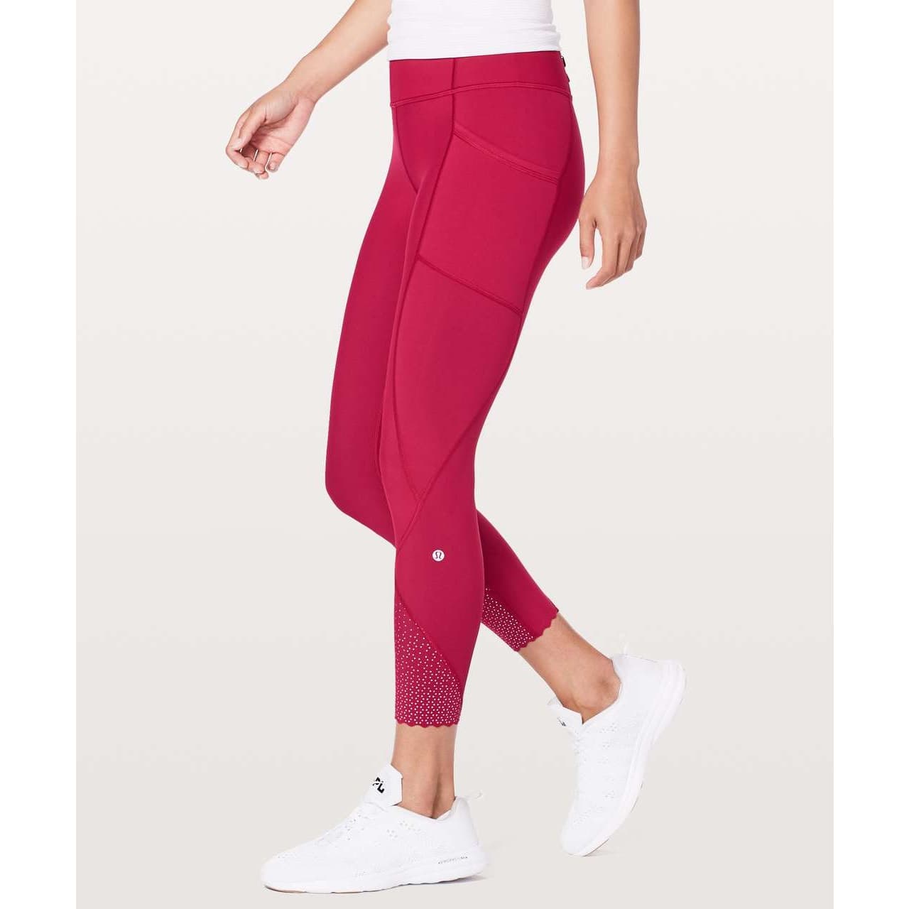 Lululemon Tight Stuff Tight II *25" Ruby Red - W5BBVS - Thumbnail 4