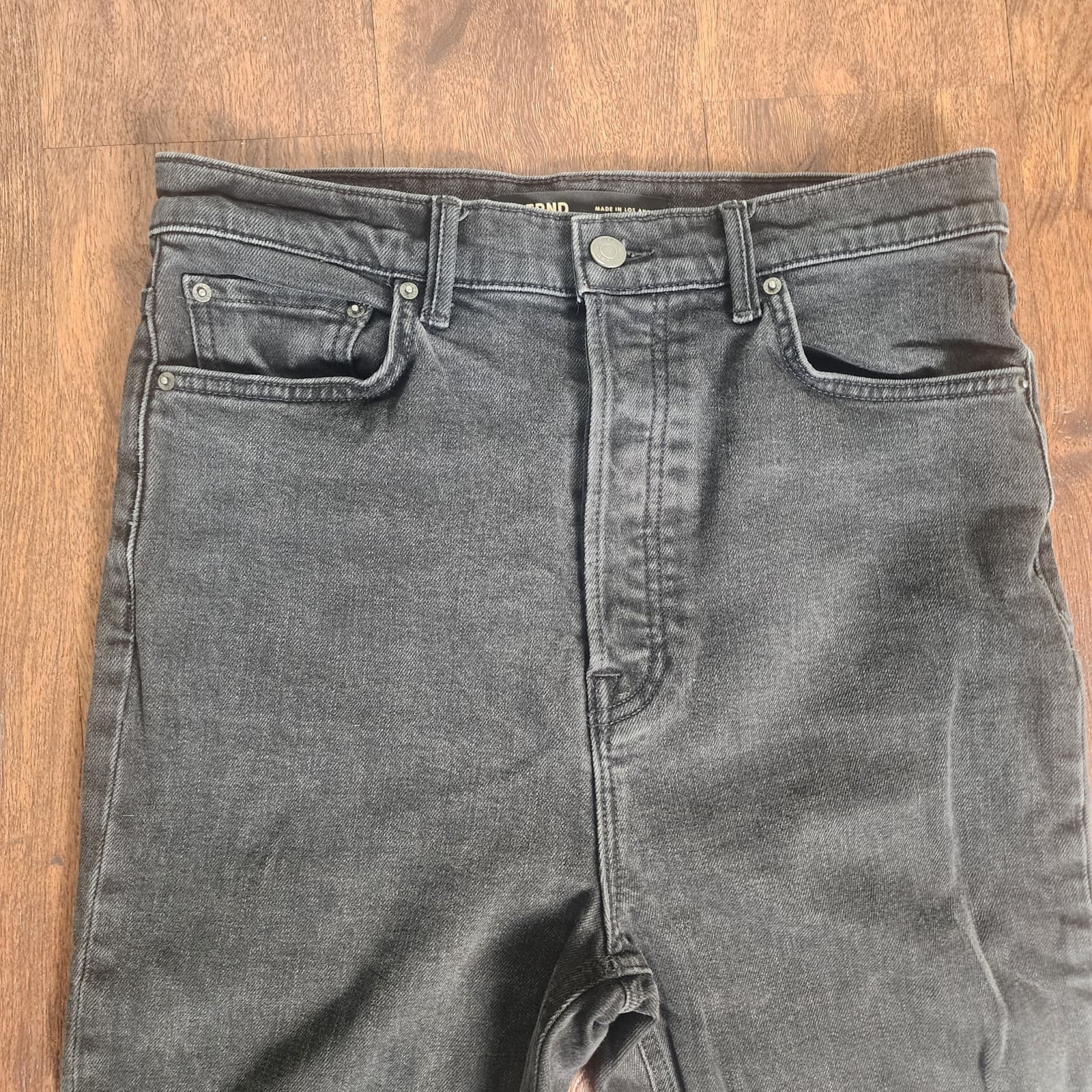 GRLFRND The Piper Super High-Rise Stretch Slim Crop in High Line Black Wash, 30 - Thumbnail 5