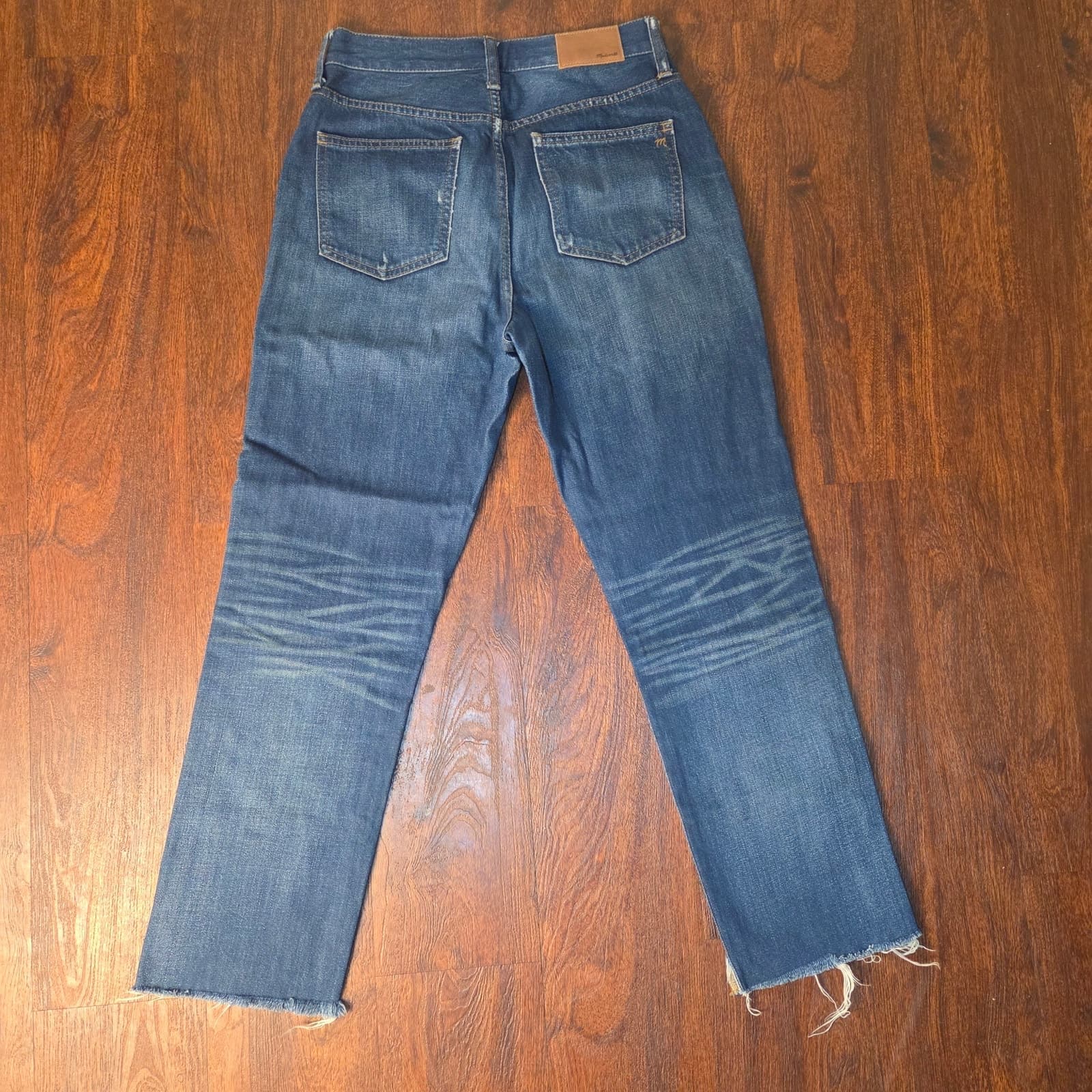 Madewell The Perfect Vintage Jean High Rise Raw Hem Cropped - 26 - Thumbnail 5
