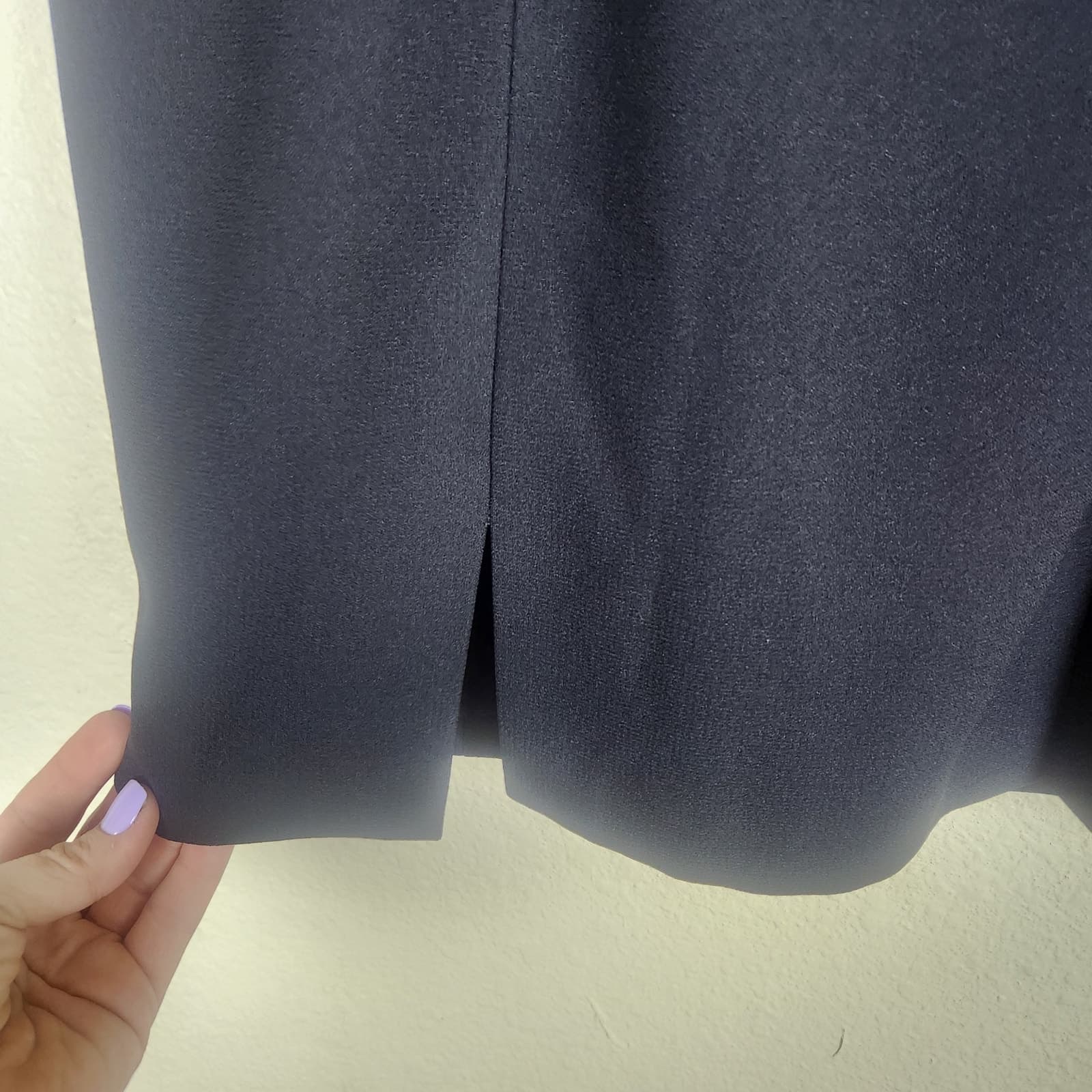 Bill Blass Vintage Little Black Dress Pleated Open Back 80s/90s, Size 4 - Thumbnail 9