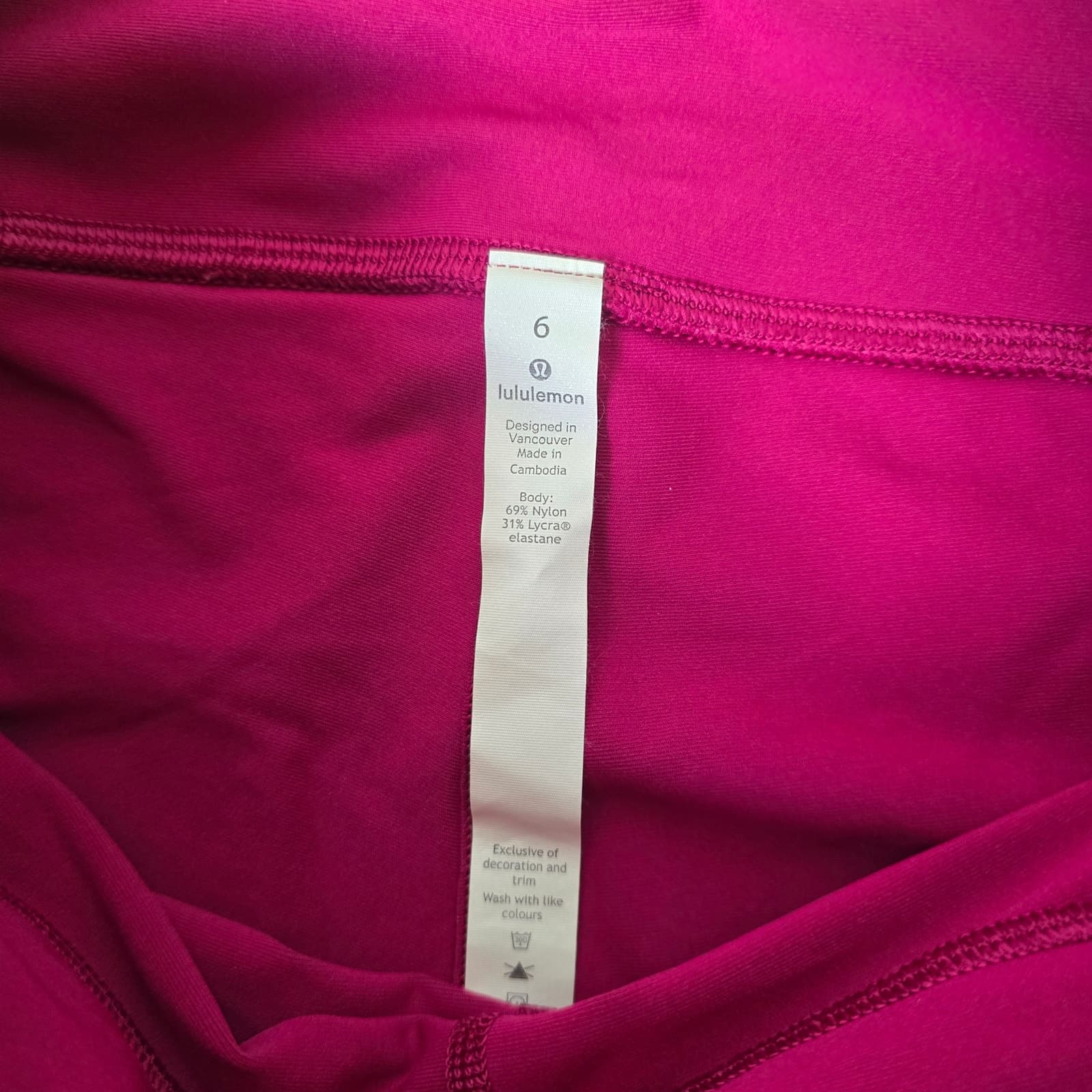 Lululemon Tight Stuff Tight II *25" Ruby Red - W5BBVS - Thumbnail 10