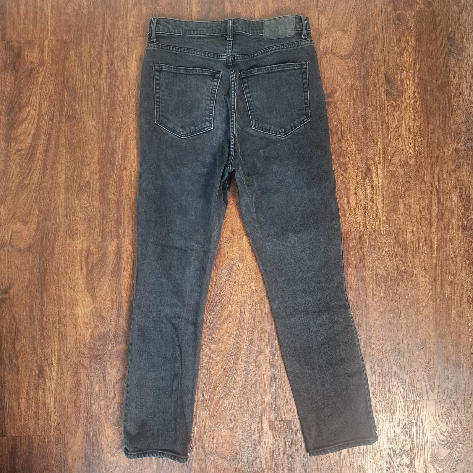 GRLFRND The Piper Super High-Rise Stretch Slim Crop in High Line Black Wash, 30 - Thumbnail 7