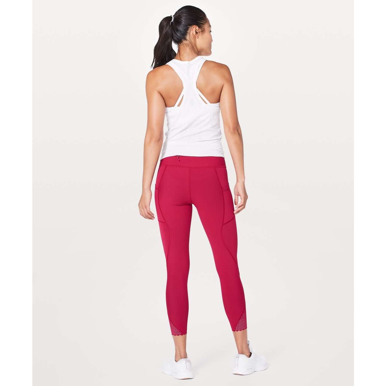 Lululemon Tight Stuff Tight II *25" Ruby Red - W5BBVS - Thumbnail 3