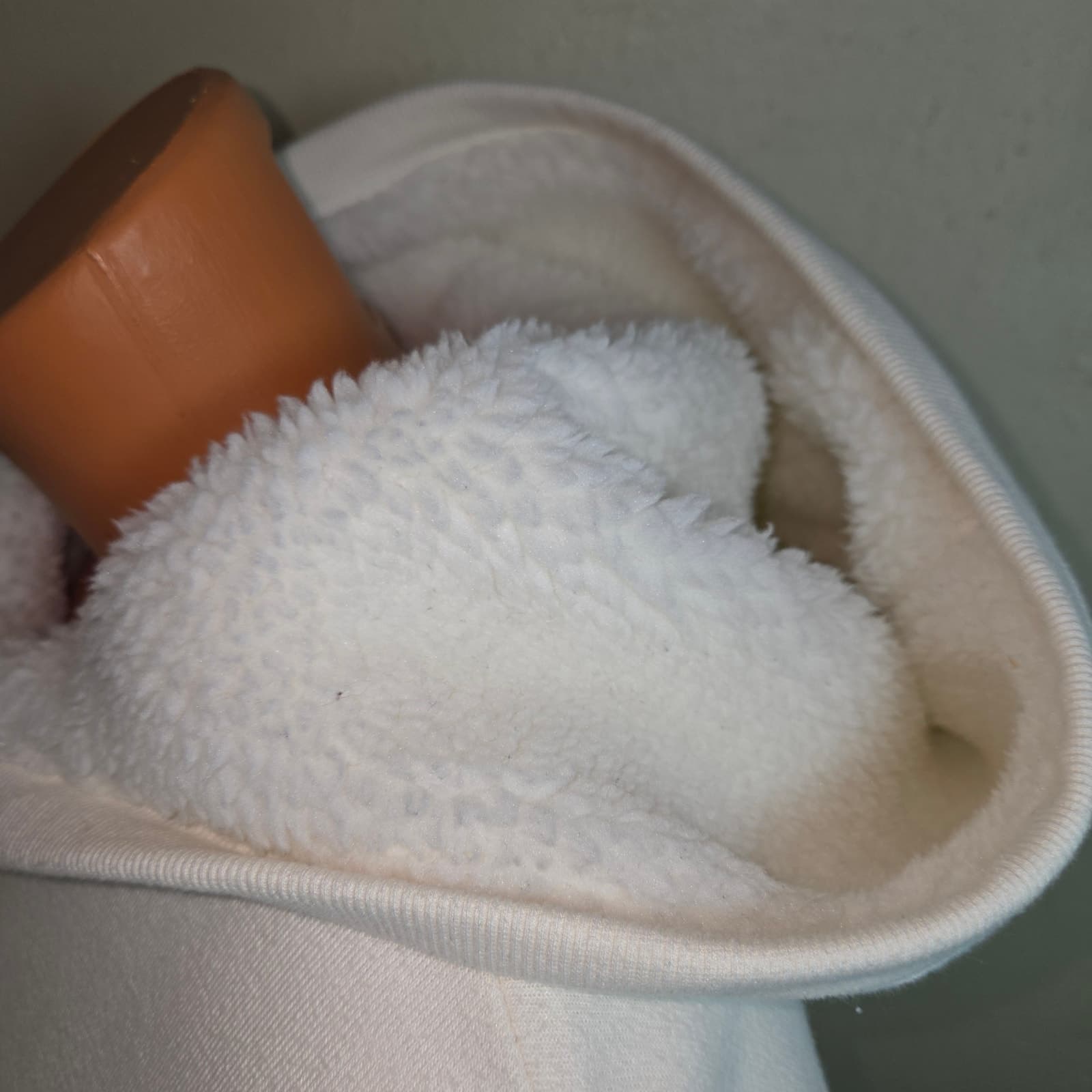 Alo Yoga Frost Faux Shearling Hoodie - Cream - Small - Thumbnail 7