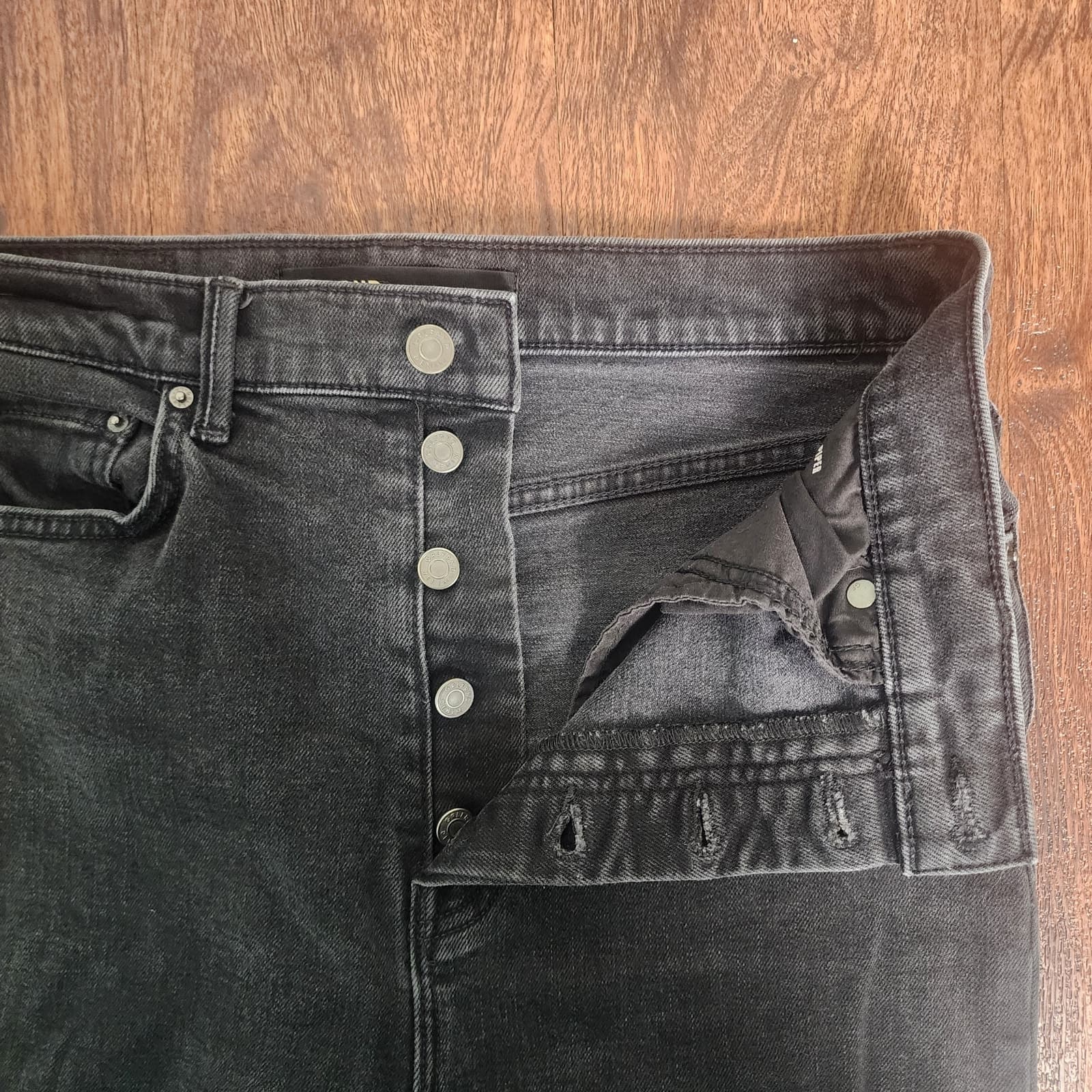 GRLFRND The Piper Super High-Rise Stretch Slim Crop in High Line Black Wash, 30 - Thumbnail 6