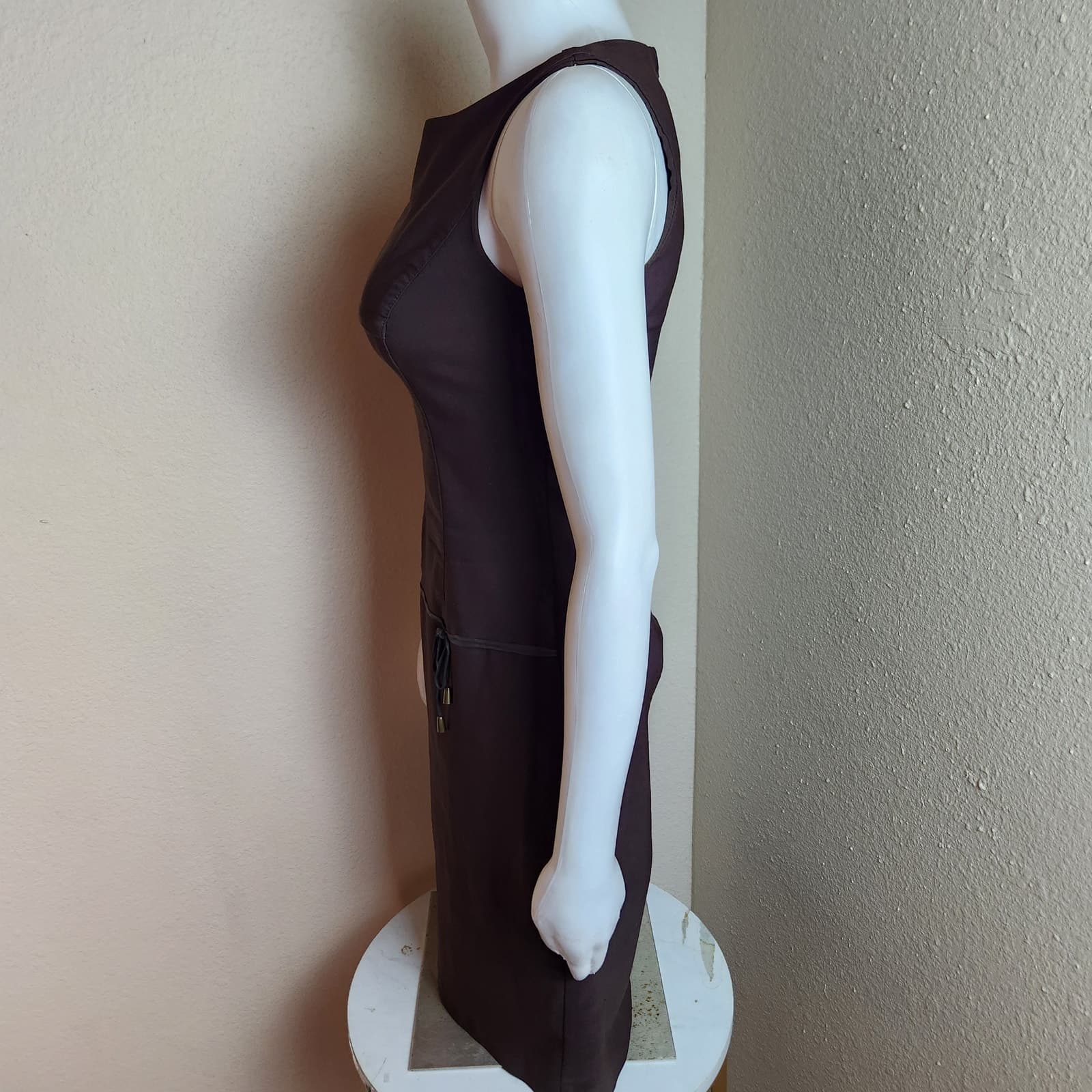 Jodi Kristopher Y2K 90s Vintage Drop Waist Knee Length Sheath Dress, Size 5/6 - Thumbnail 3