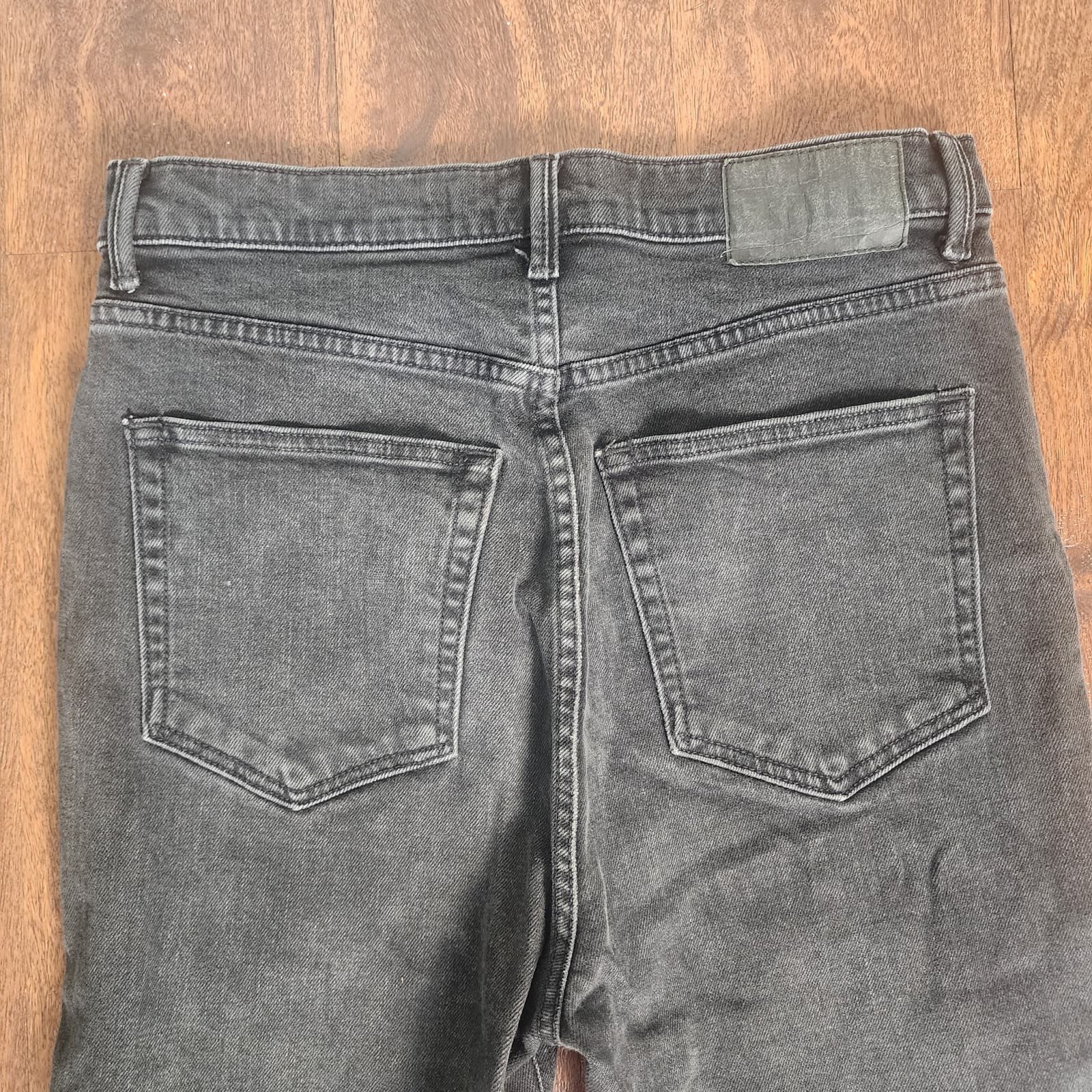 GRLFRND The Piper Super High-Rise Stretch Slim Crop in High Line Black Wash, 30 - Thumbnail 8