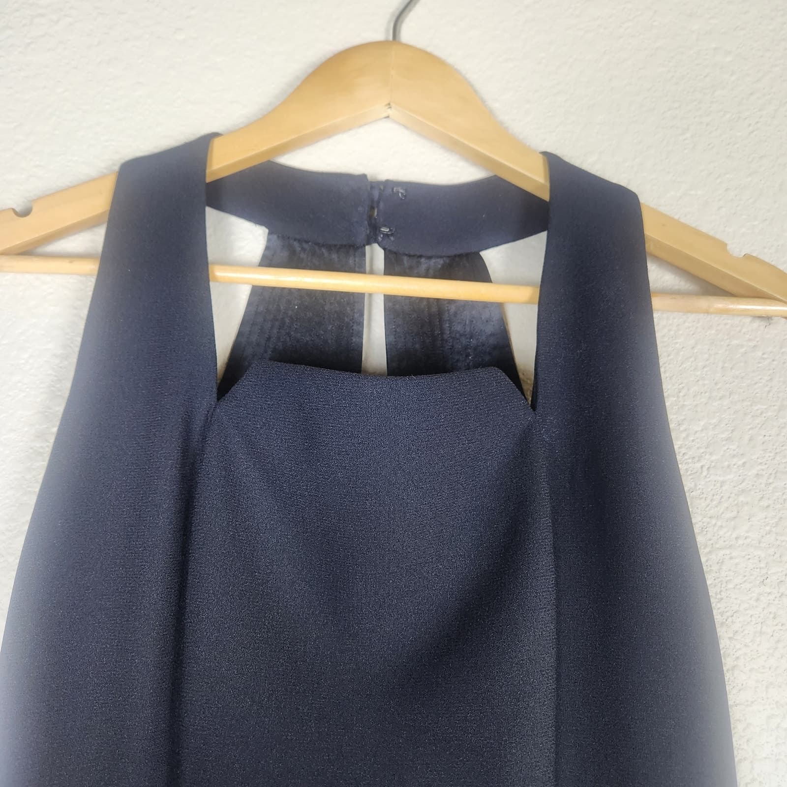 Bill Blass Vintage Little Black Dress Pleated Open Back 80s/90s, Size 4 - Thumbnail 6