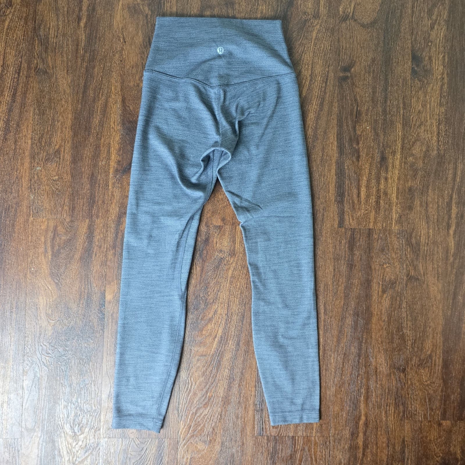Lululemon Align Pant II 25" Mini Heathered Herringbone Heathered Black White - Thumbnail 5