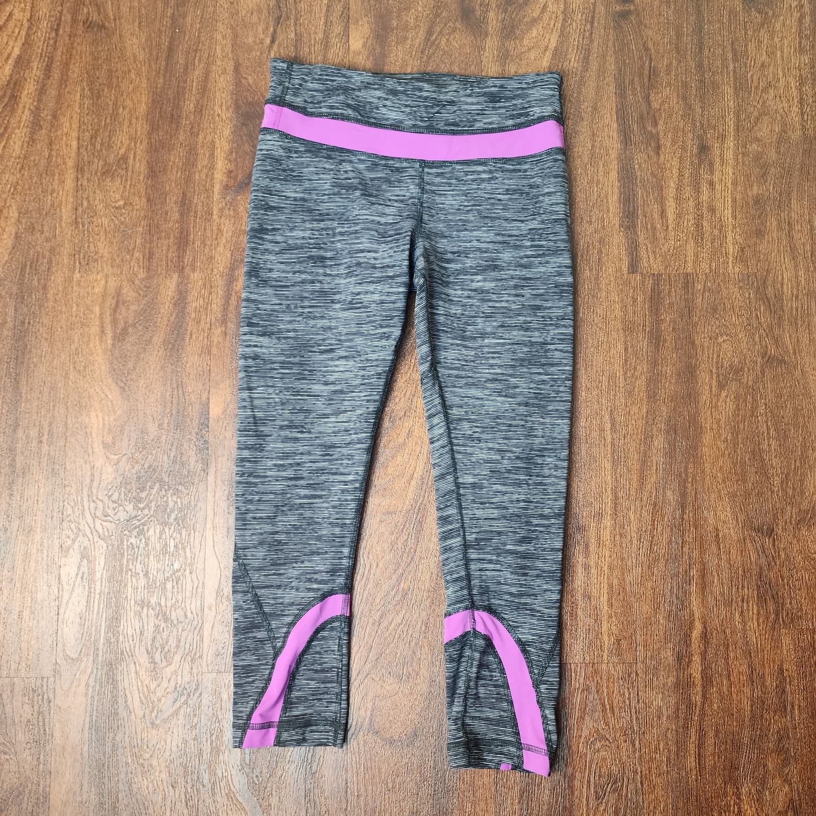 Lululemon Run: Inspire Crop II Wee Are From Space Black Combo / Ultra Violet, 6 - Thumbnail 4