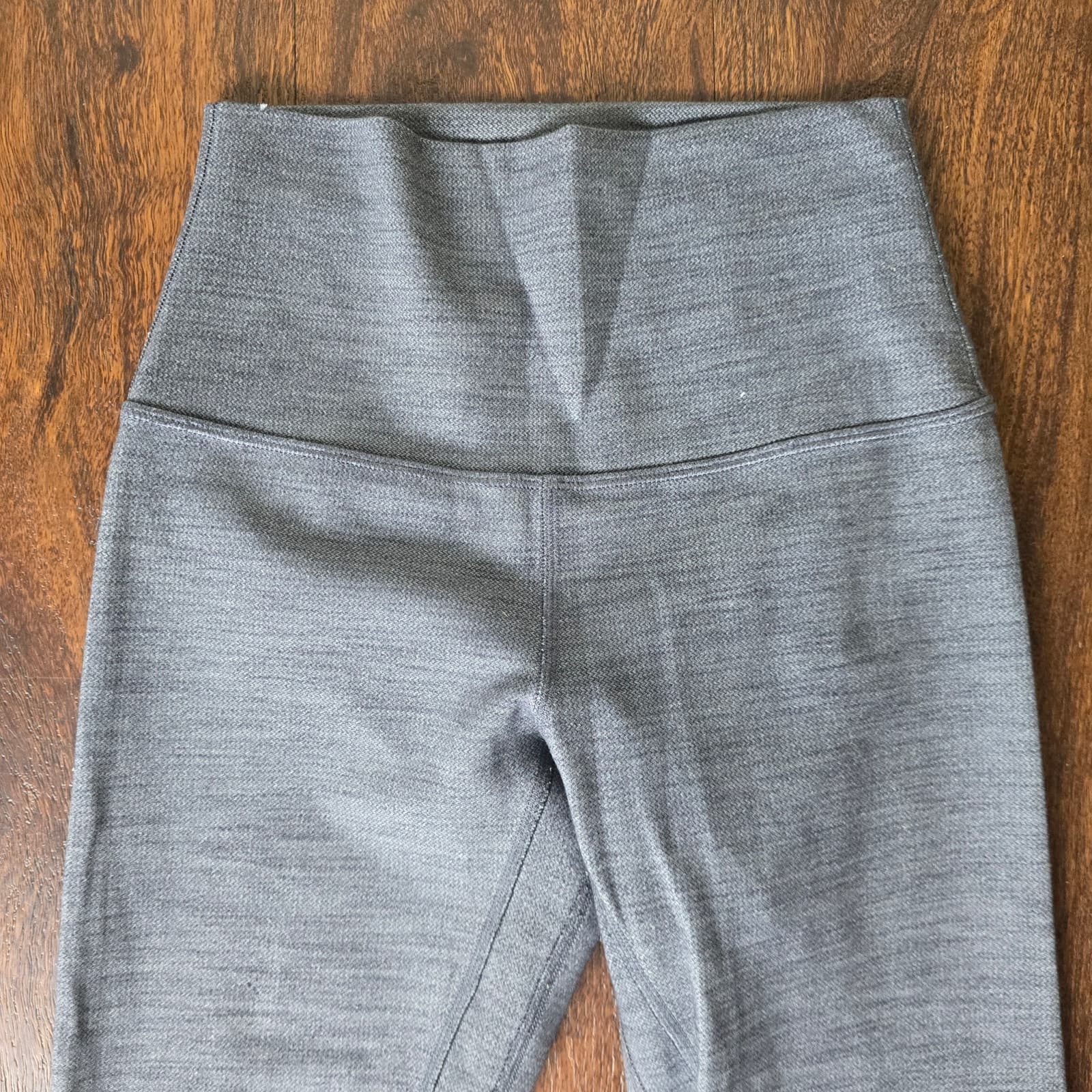 Lululemon Align Pant II 25" Mini Heathered Herringbone Heathered Black White - Thumbnail 2