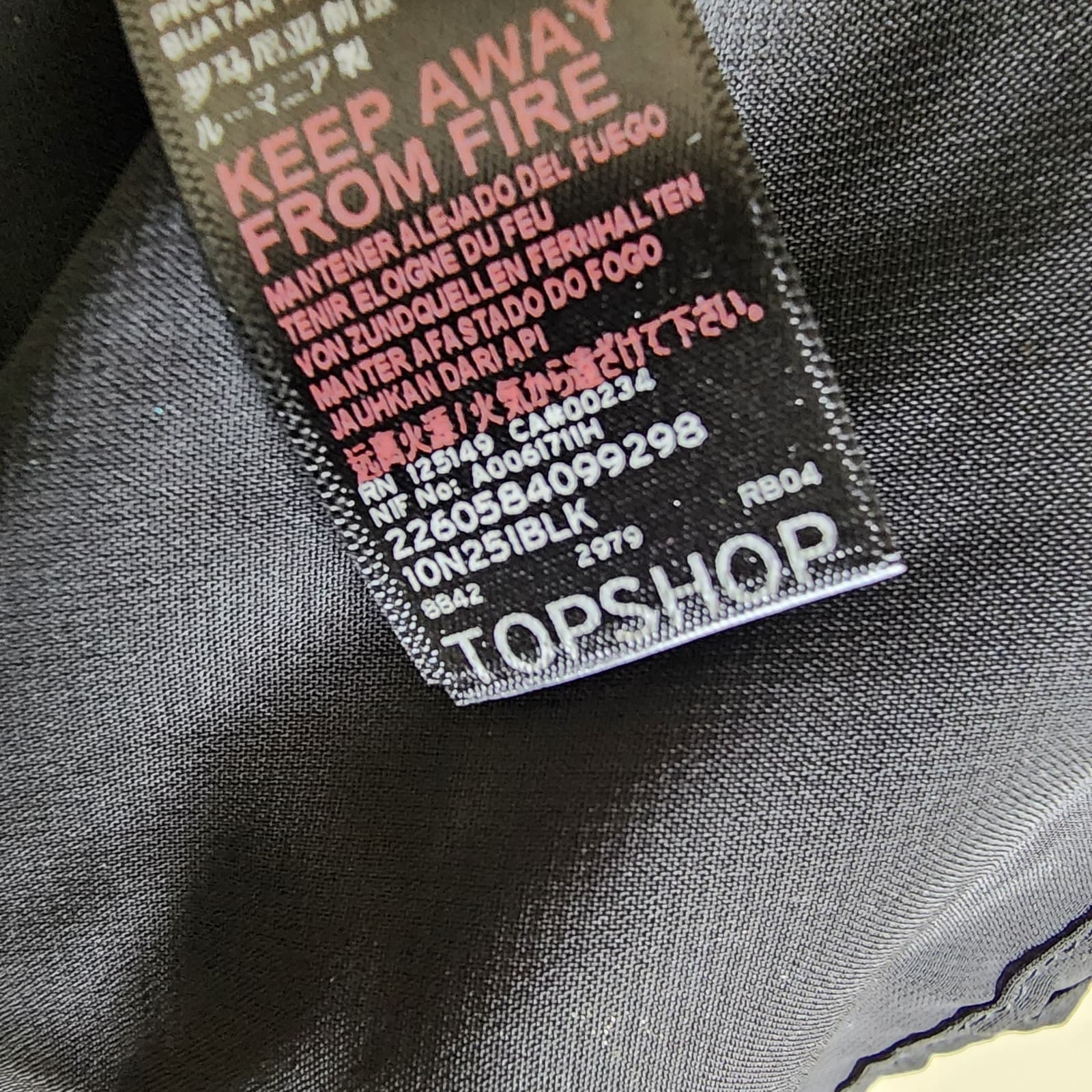 Topshop Black Mini Wrap Dress with Sheer Sleeves, Helmut Lange Dupe, Size 2 - Thumbnail 11