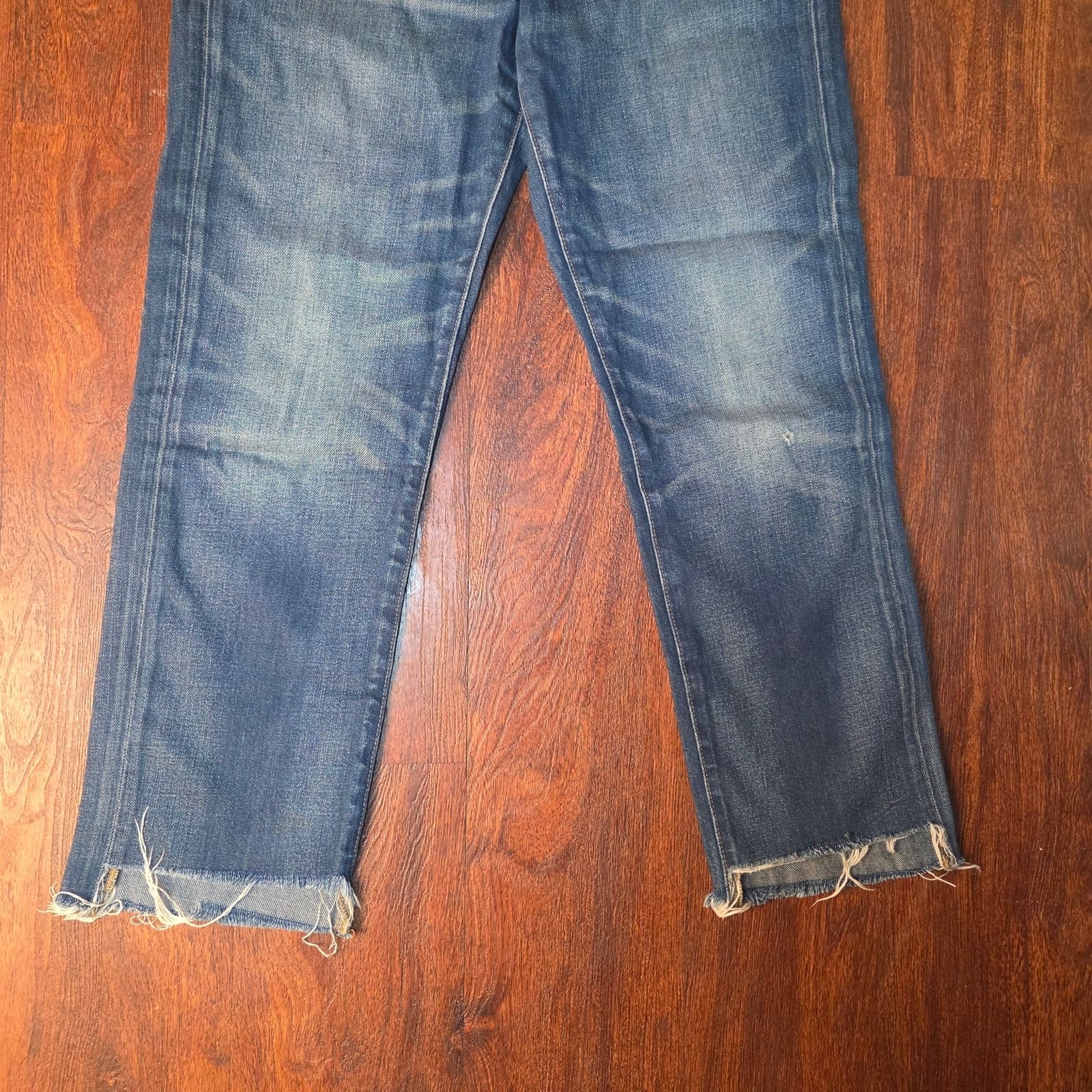 Madewell The Perfect Vintage Jean High Rise Raw Hem Cropped - 26 - Thumbnail 4