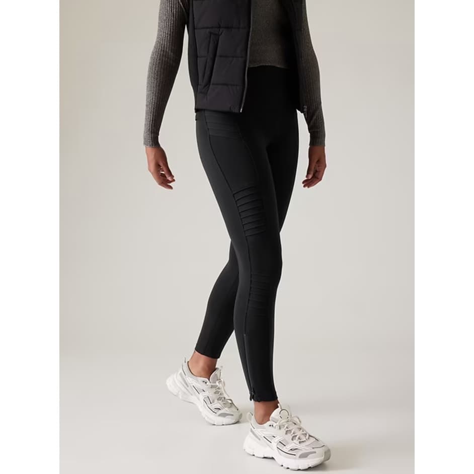 ,Athleta Delancey Moto Tight - Black - Small - 598323 - Image 1
