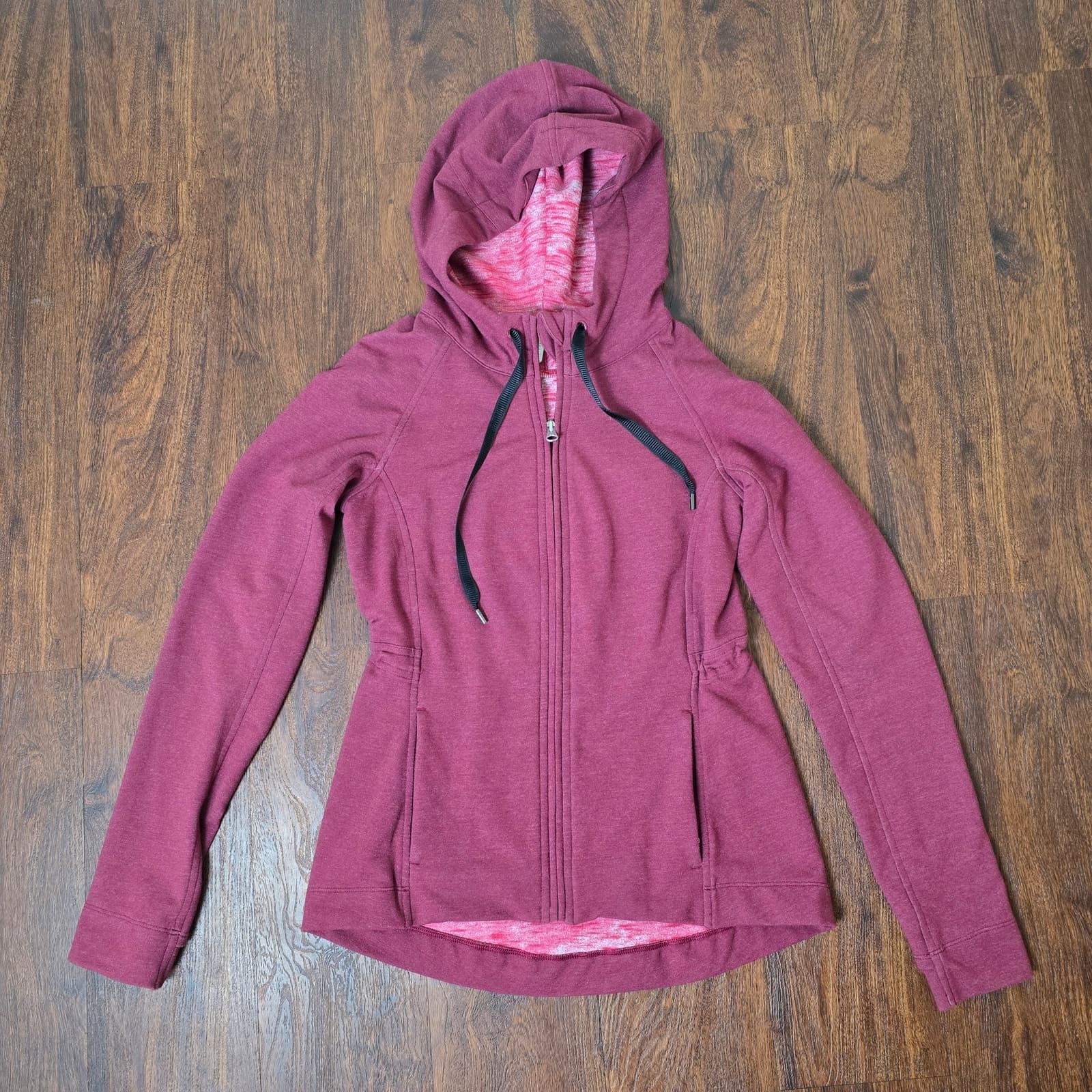 Lululemon Take Ten Hoodie in Rosewood Size 4 - Thumbnail 4