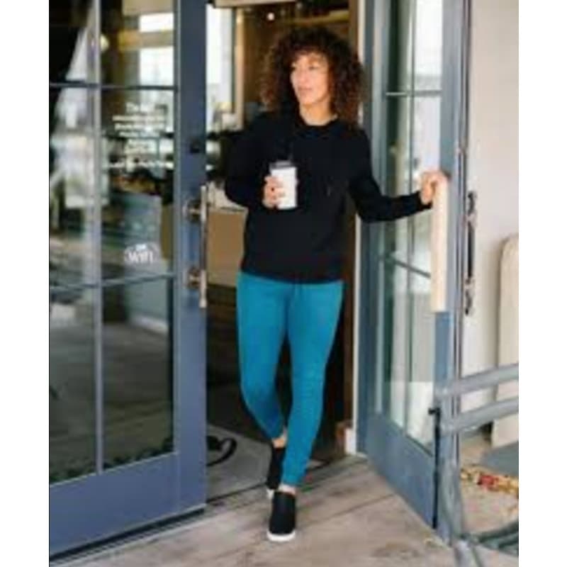 ZYIA Active Sleepover Sweats Joggers in Emerald Teal Blue, Small - Thumbnail 3