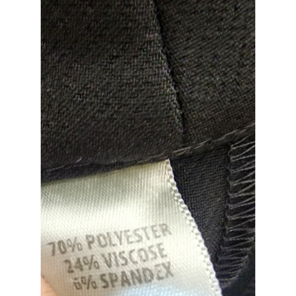 St. John Black Dress Pants with Zipper at Ankle, Size 4, Made in USA, Designer - Thumbnail 11