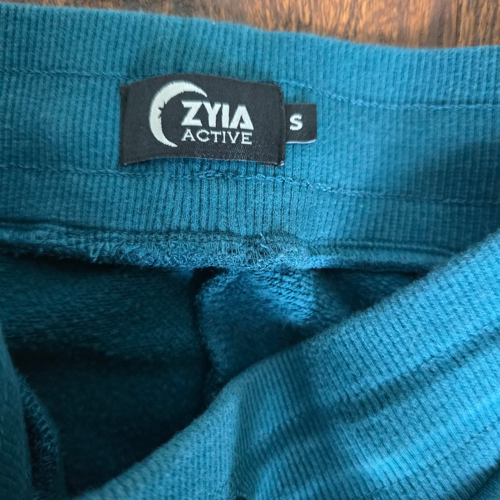 ZYIA Active Sleepover Sweats Joggers in Emerald Teal Blue, Small - Thumbnail 9