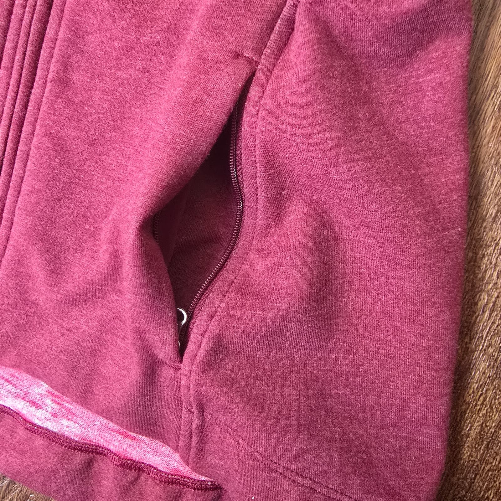 Lululemon Take Ten Hoodie in Rosewood Size 4 - Thumbnail 9