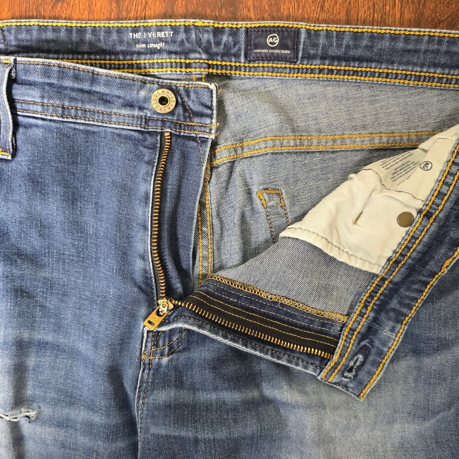 AG Jeans Men's The Everett Slim Straight Fit, Size 36x32 - Thumbnail 6