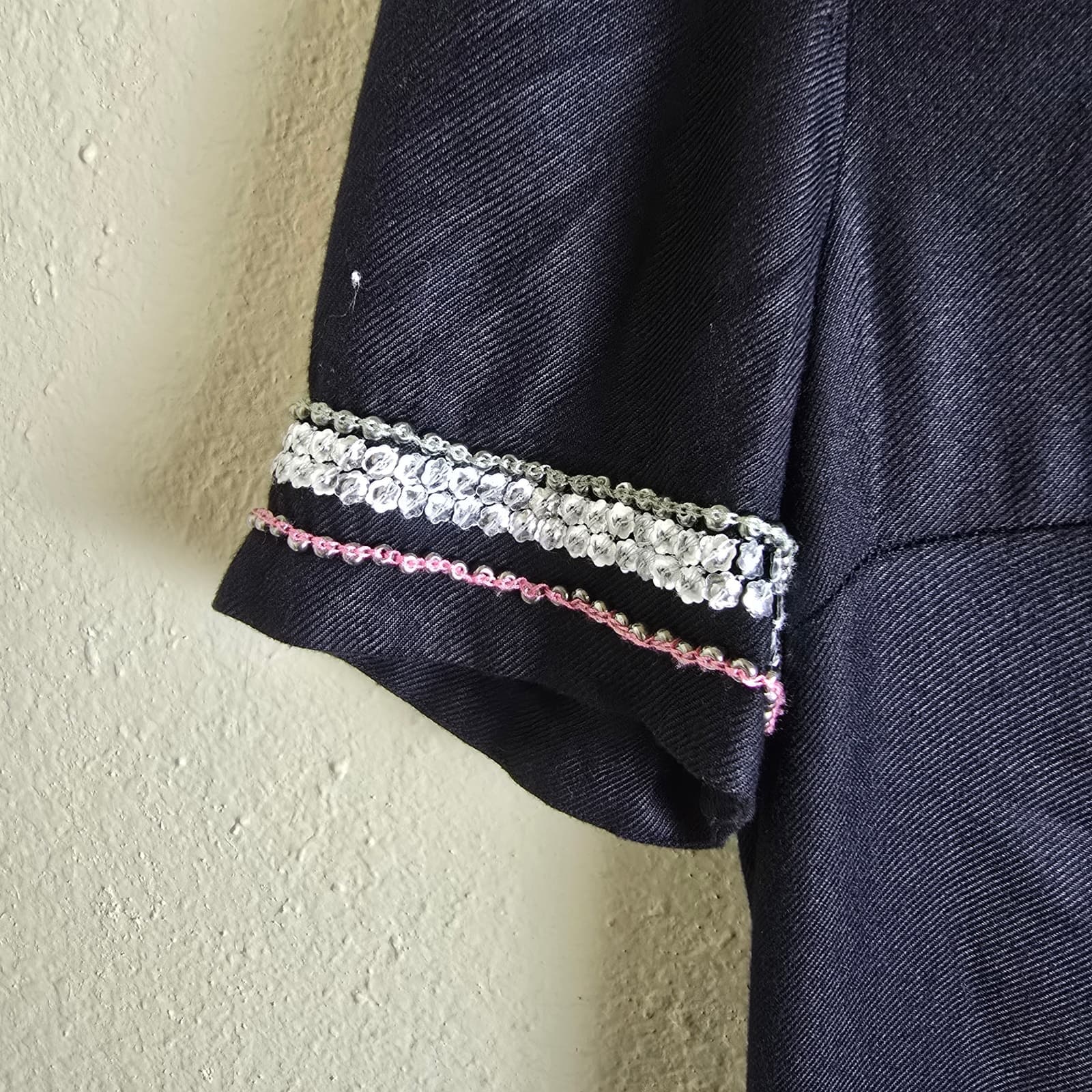 Anthropologie Maeve Stitched Beaded Catriona Micro Mini Dress, 00P NWOT - Thumbnail 11