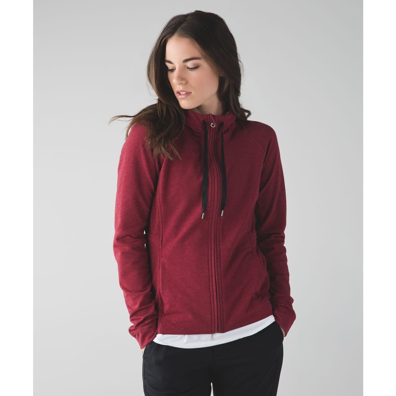Lululemon Take Ten Hoodie in Rosewood Size 4 - Thumbnail 2