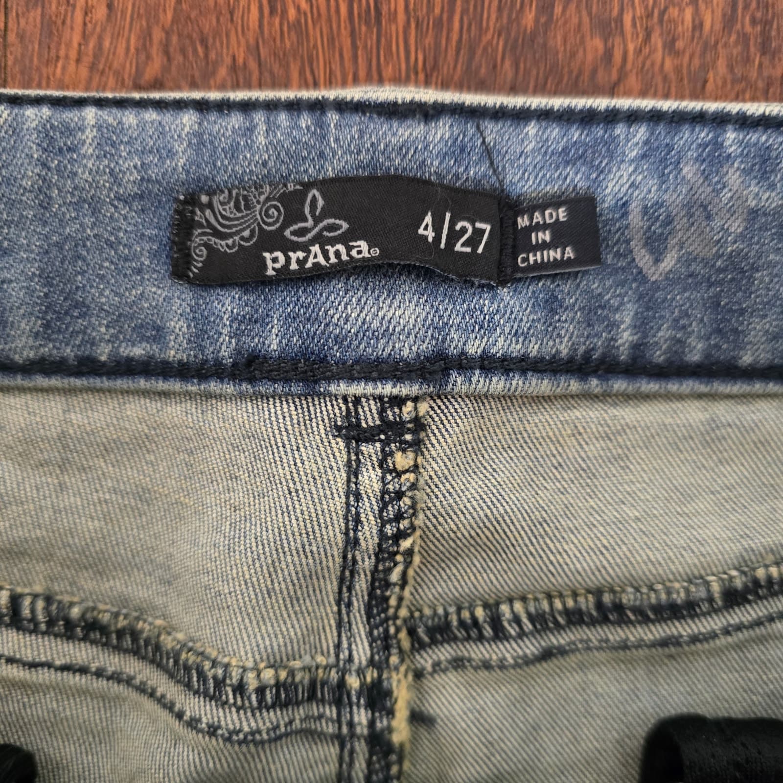 prAna Buxton Slim Boyfriend High Rise Button Fly Jeans Organic Cotton, Size 4/27 - Thumbnail 8