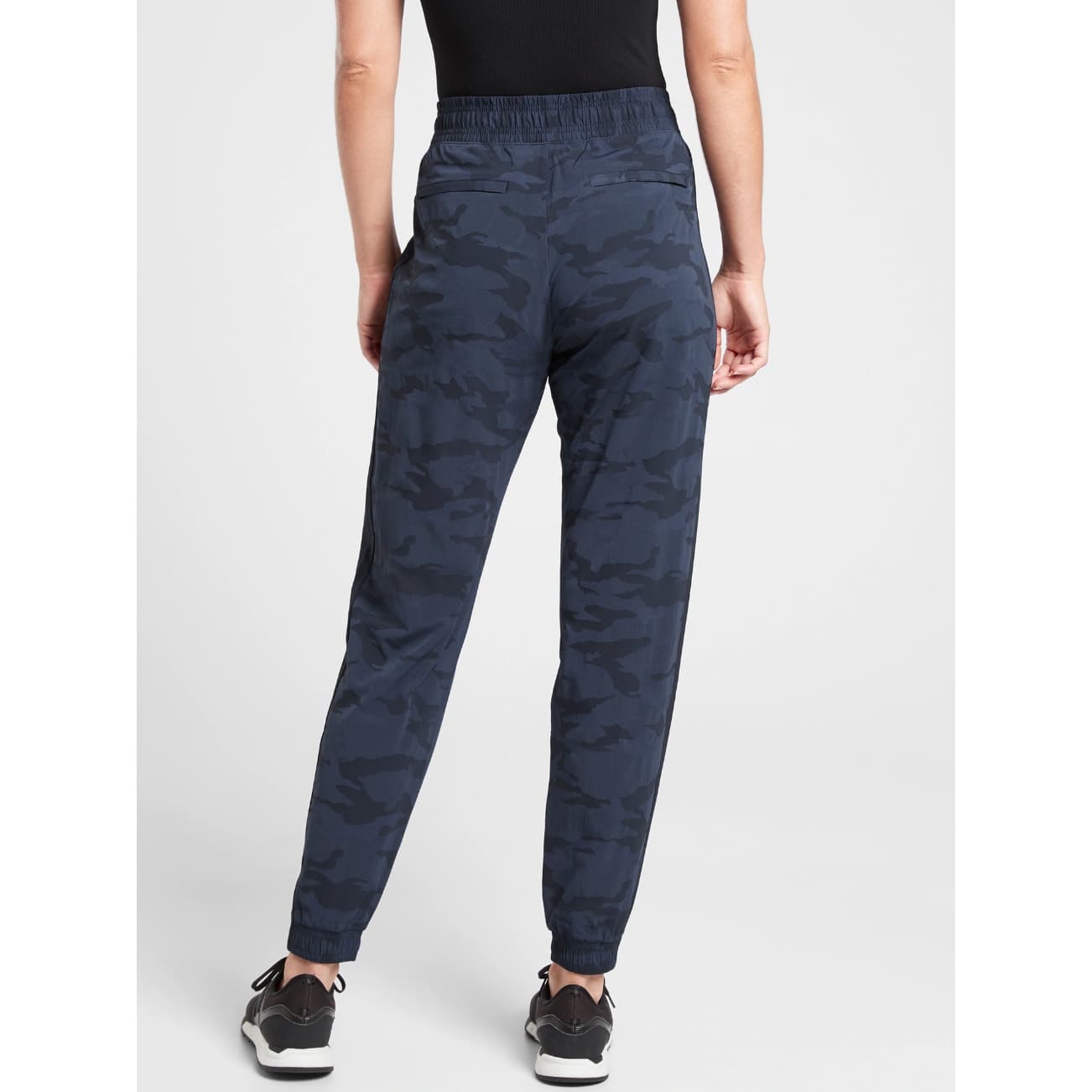 Athleta Brooklyn Textured Jogger, Navy Blue, Size 2 - Thumbnail 2