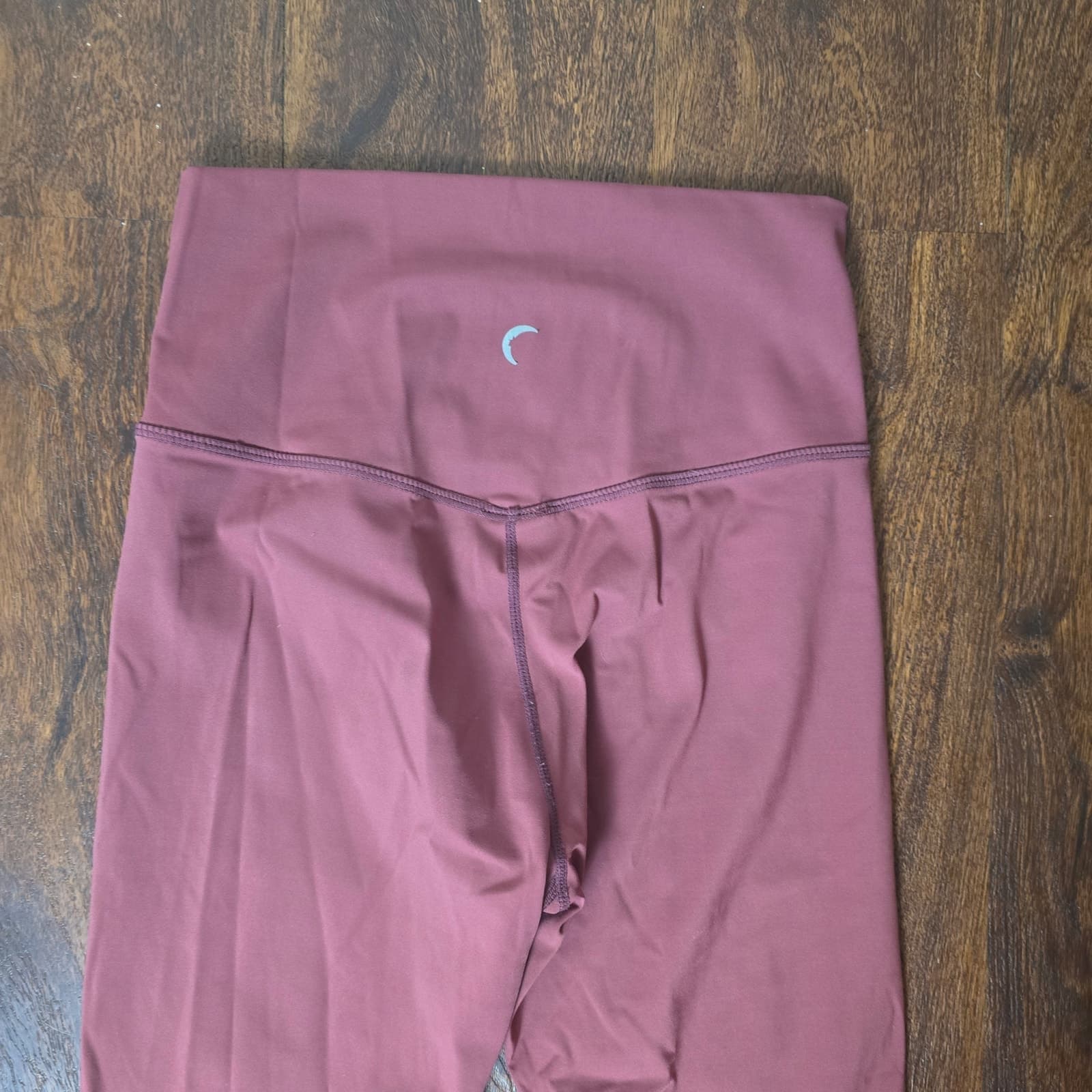 Zyia Active Coral Orange Moon Brilliant Hi-Rise 7/8 Leggings Cutout, Size 4 - Thumbnail 5