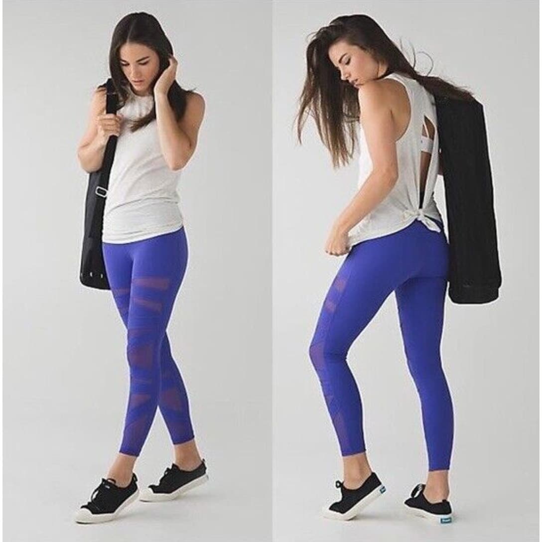 Lululemon Wanderlust Highest Times Pant in Iris Flower Size 8, VERY RARE - Image 1