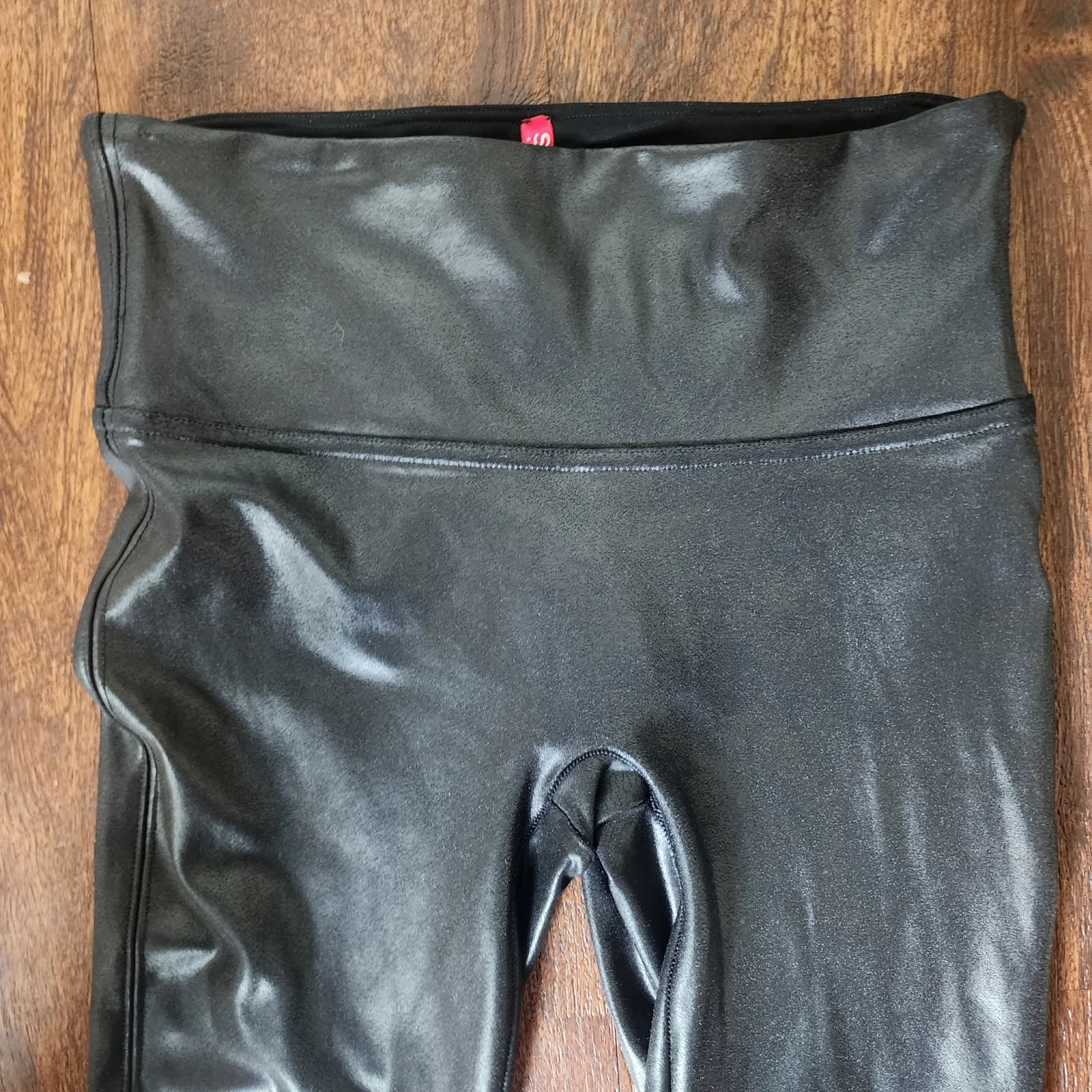 SPANX Faux Leather Leather-Like Vegan Leather Leggings, Small - Thumbnail 5
