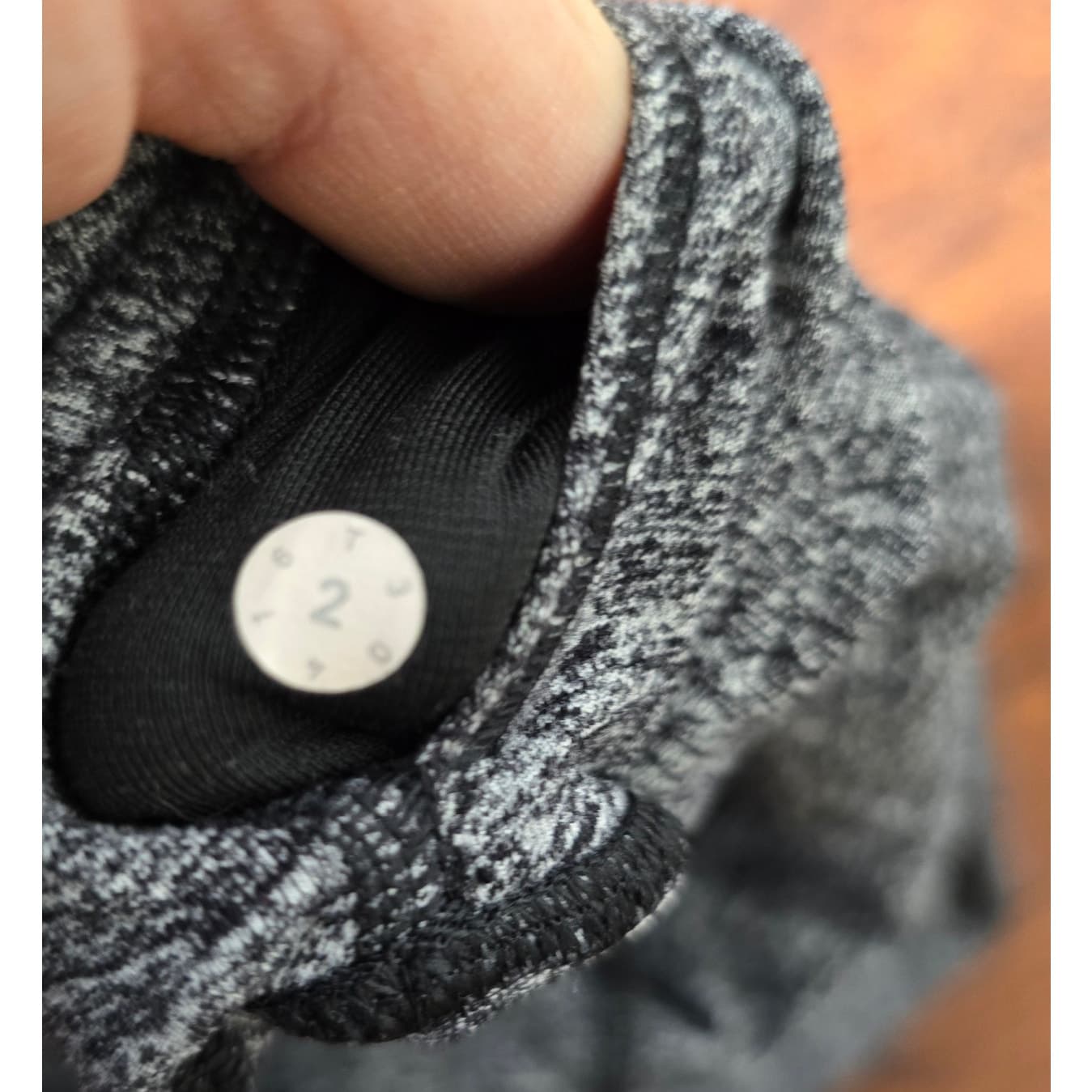 Lululemon Wunder Under Hi-Rise Tight *28" Heathered Black Size 2 - Thumbnail 10