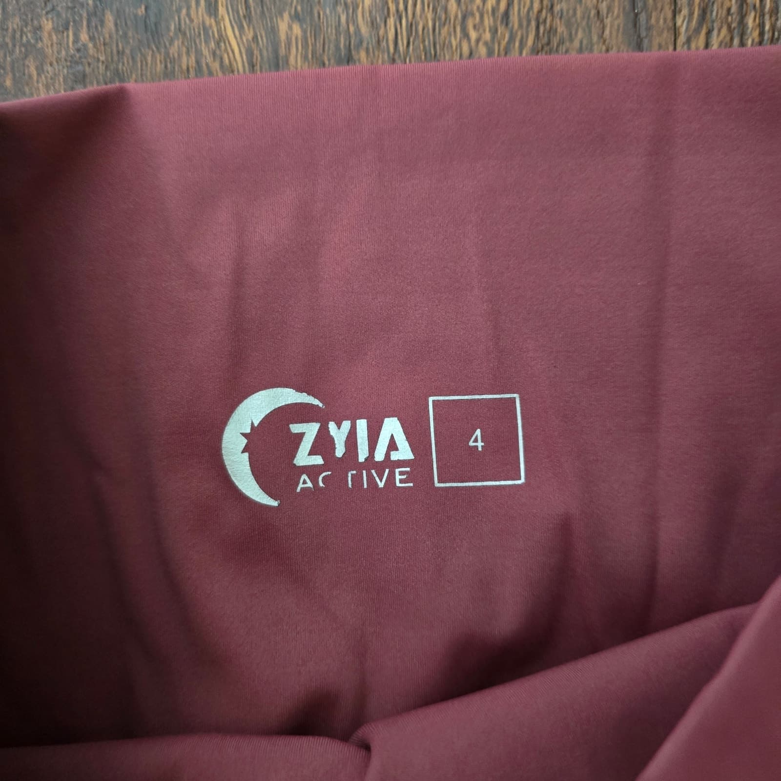 Zyia Active Coral Orange Moon Brilliant Hi-Rise 7/8 Leggings Cutout, Size 4 - Thumbnail 7