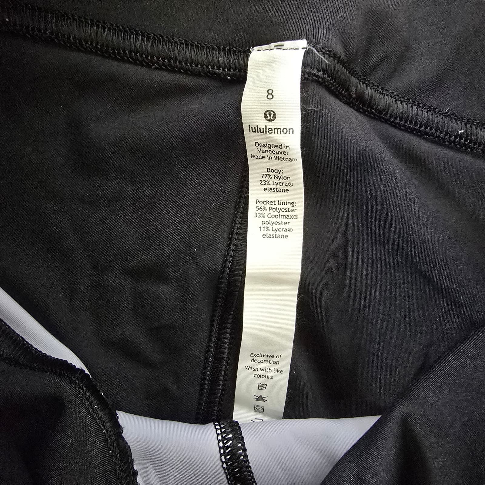 Lululemon Sweat & Repeat Tight *28" Black / Serigraph Starlight Black Multi - Thumbnail 8