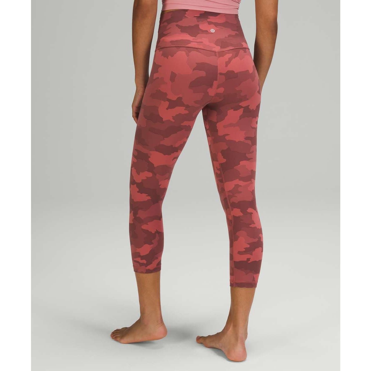 Lululemon Align Crop *21" Heritage 365 Camo Brier Rose Multi Size 2 W6BOWS - Thumbnail 3