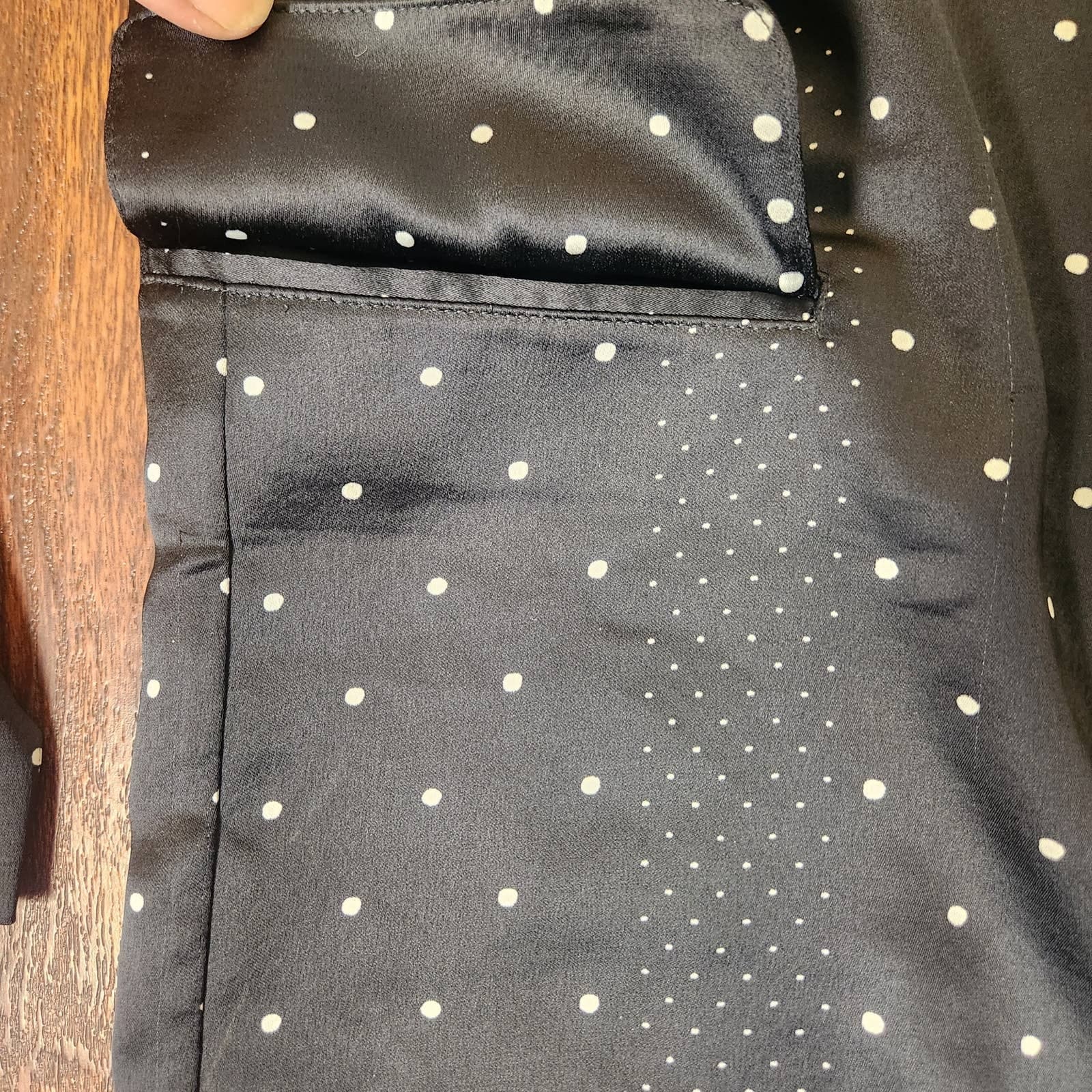 Victoria's Secret Jacquard Satin Blazer and Matching Pants Sleepwear Pajamas L - Thumbnail 8